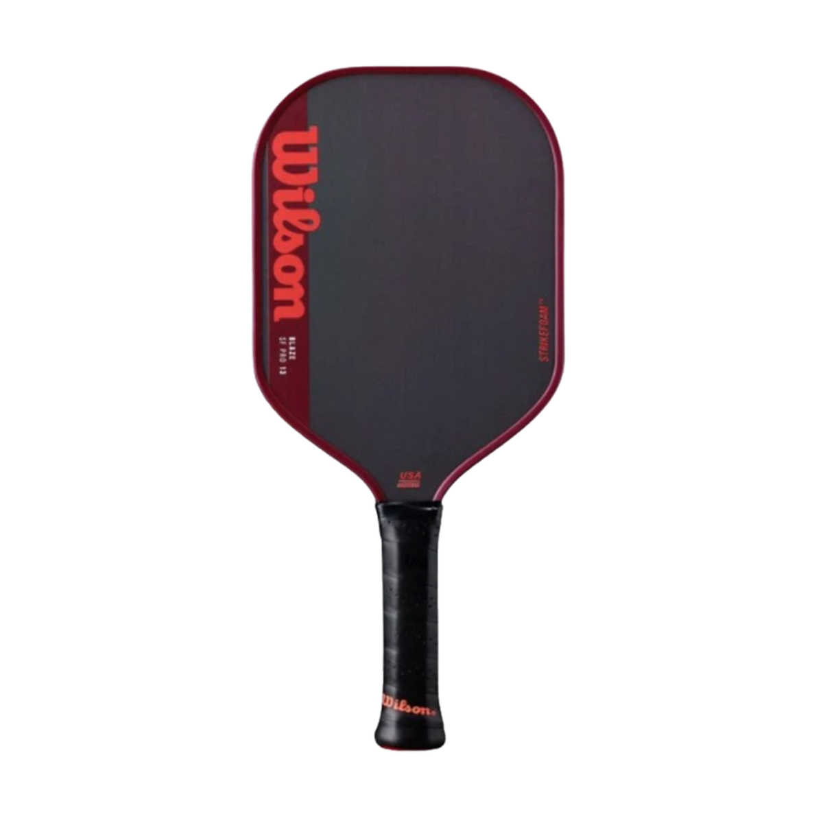 Wilson Blaze SF Pro 13 2026 Pickleball Paddle, Black/Red, front view