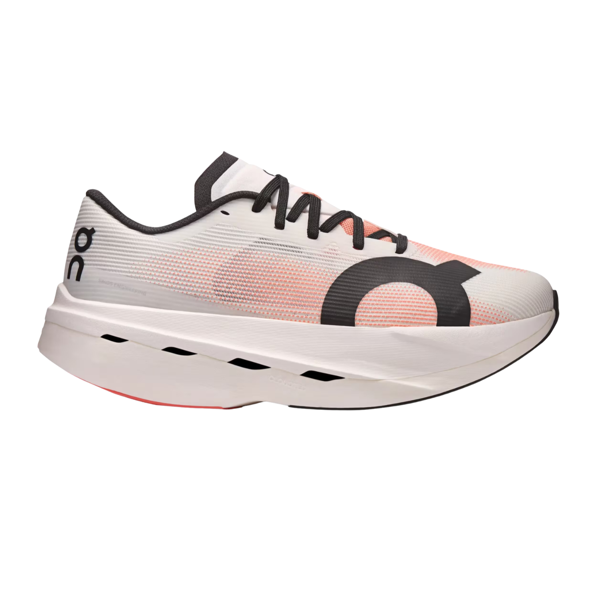 On Running Cloudboom Volt Running Shoe Women, Ivory/Sunstone, back view