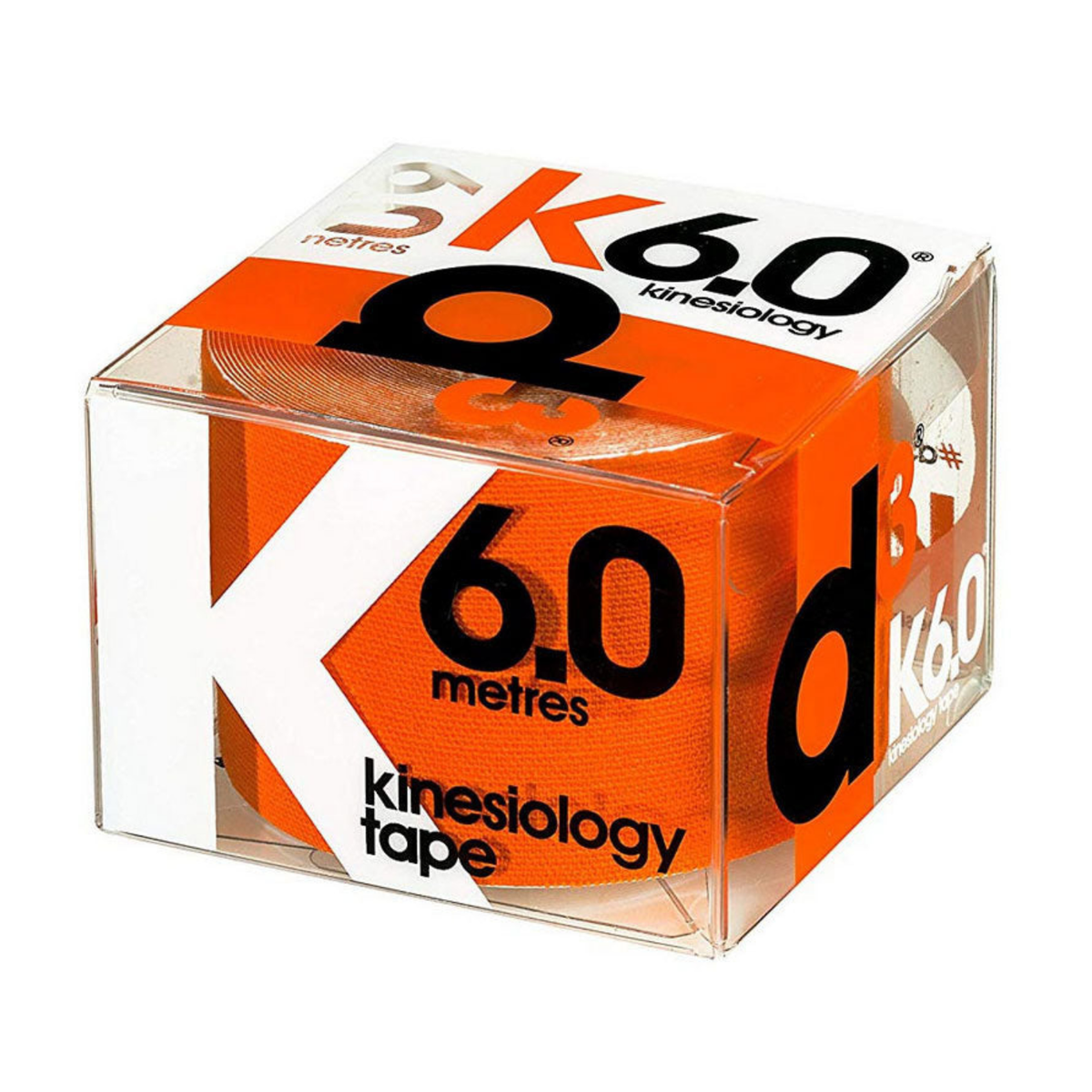 D3 K6.0 Kinesiology Tape (Orange), side view