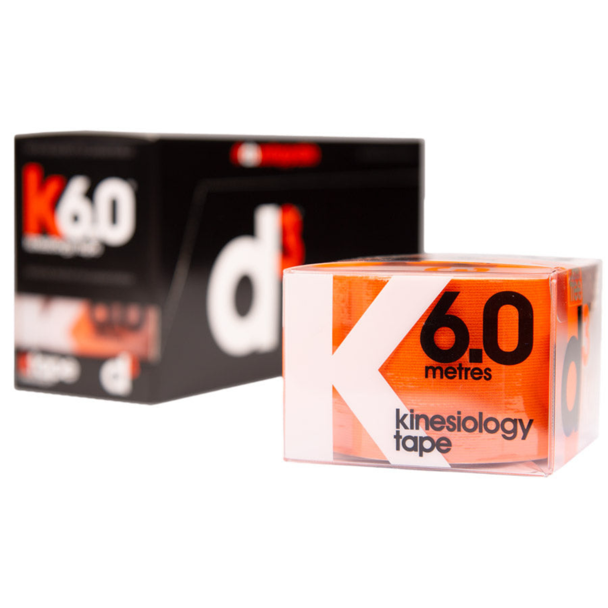 D3 K6.0 Kinesiology Tape (Orange), front view