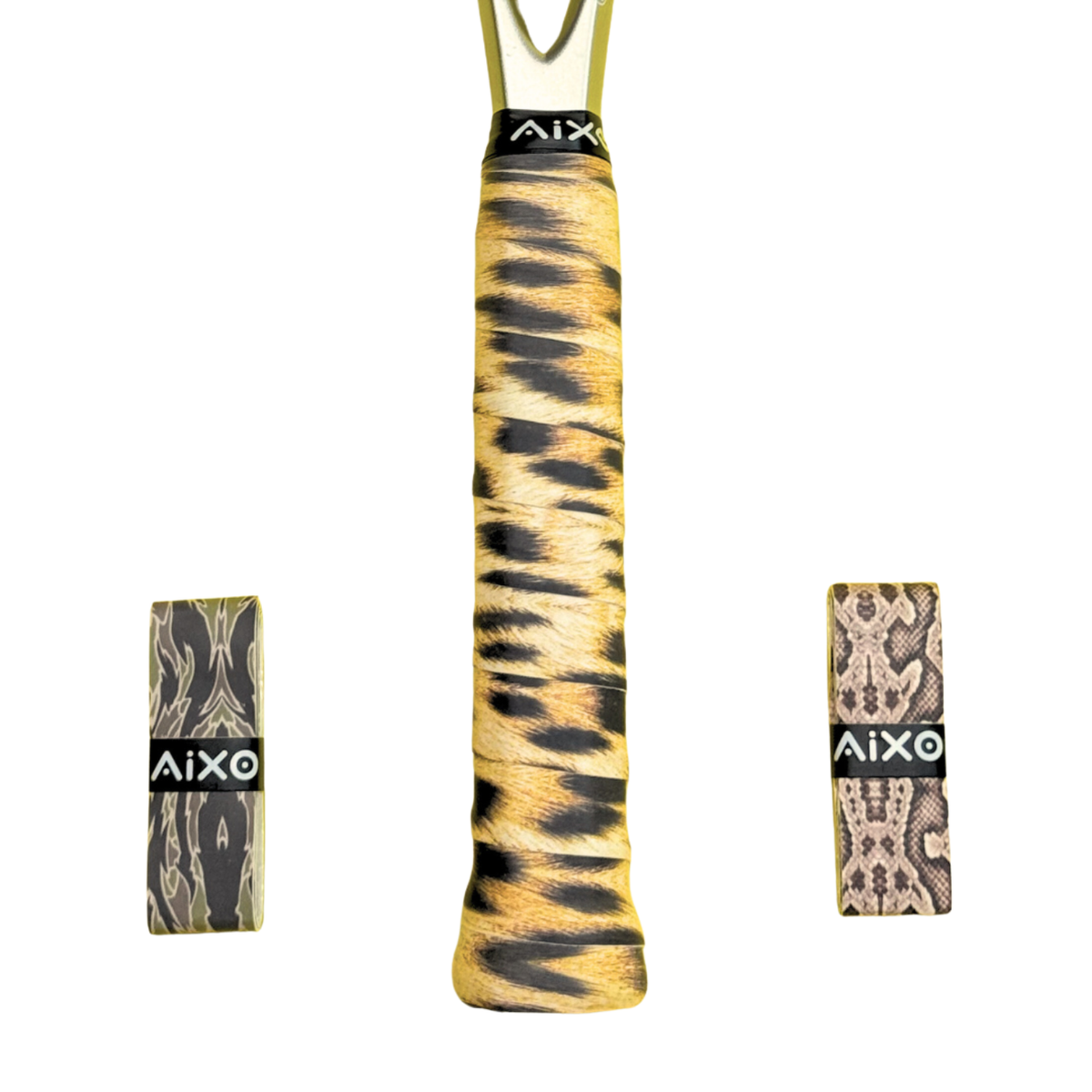 Aixo Tiger Camo Tacky Overgrip Overgrips Aixo