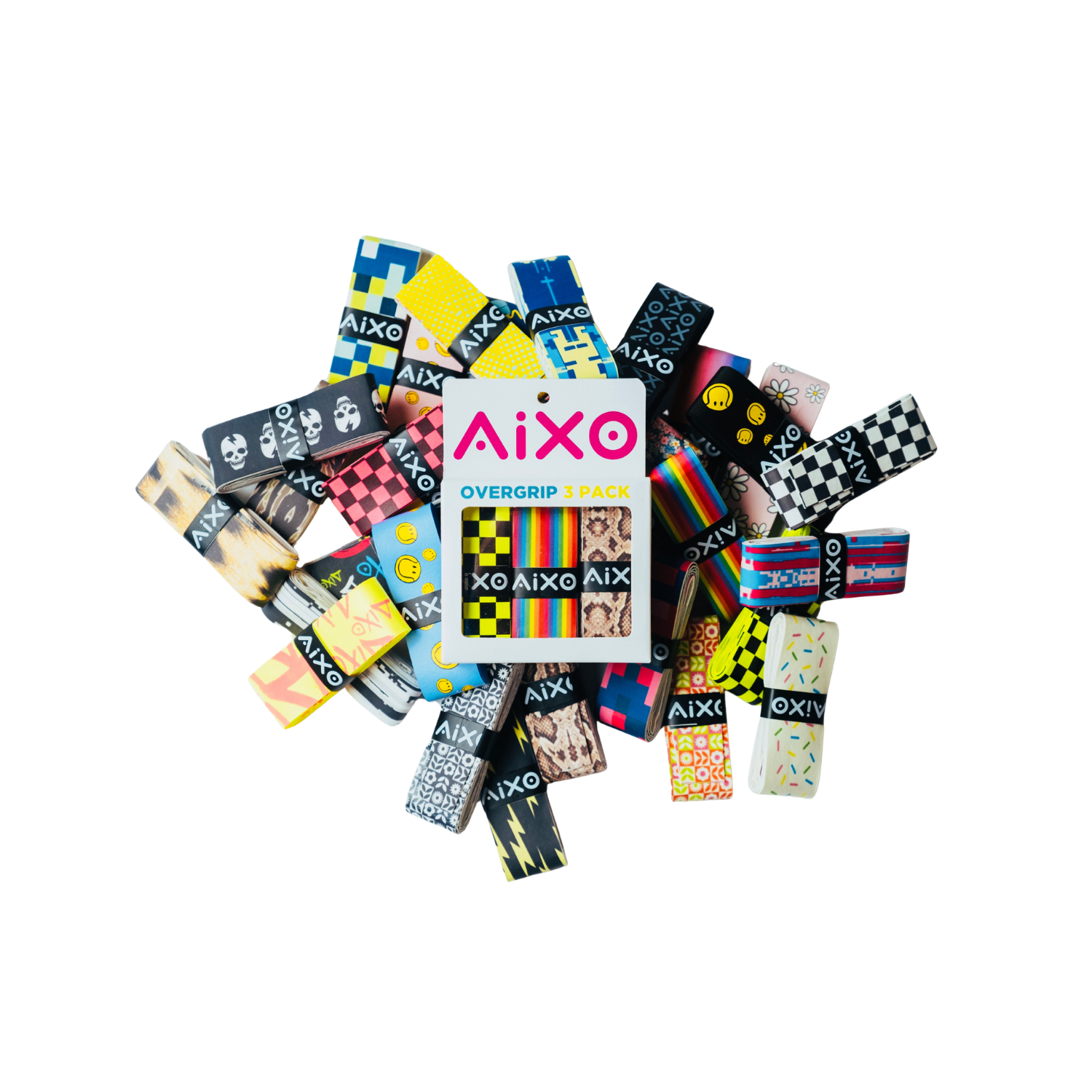 Aixo Daisies Overgrip Blue Overgrips Aixo