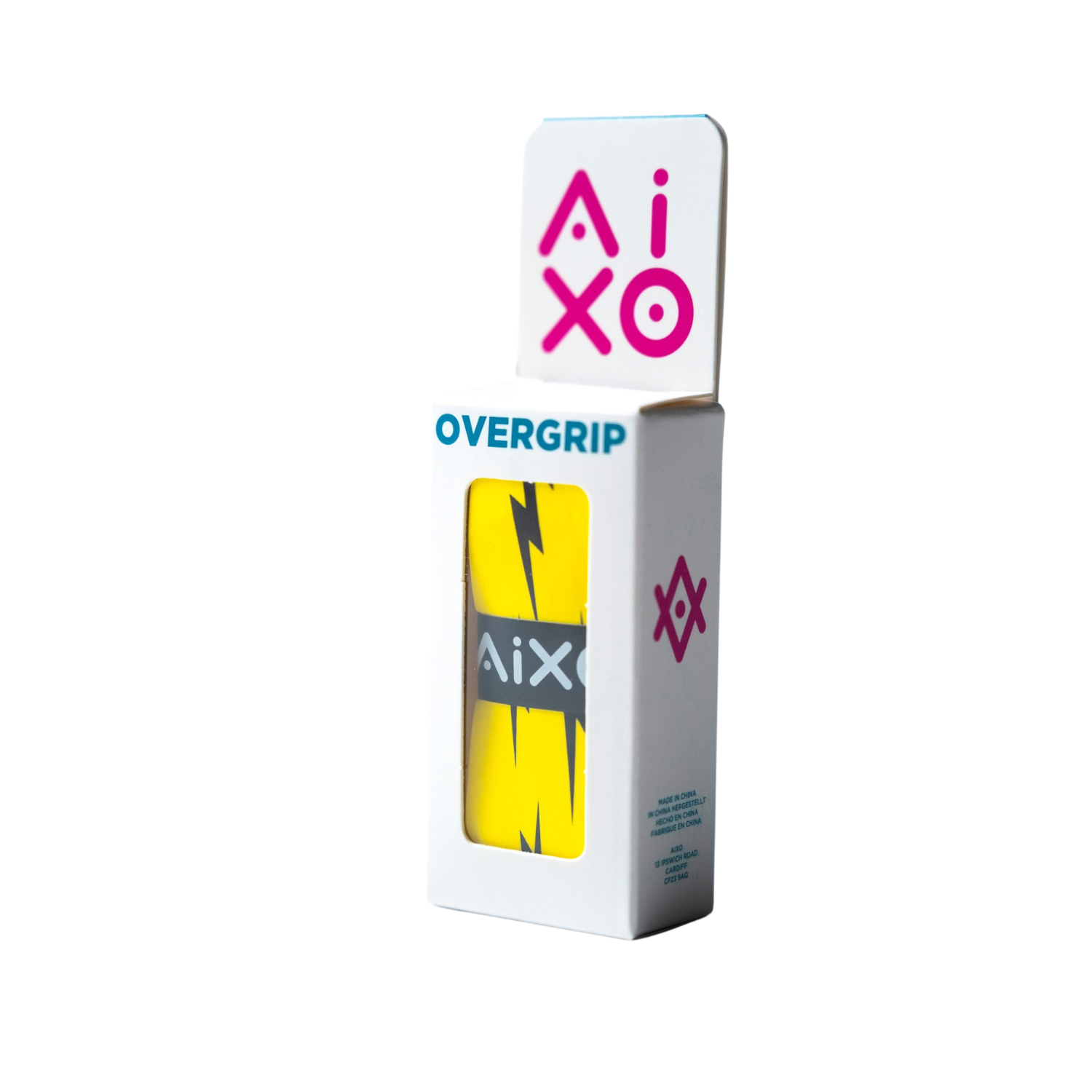 Aixo Lightning Tacky Overgrip Black Overgrips Aixo