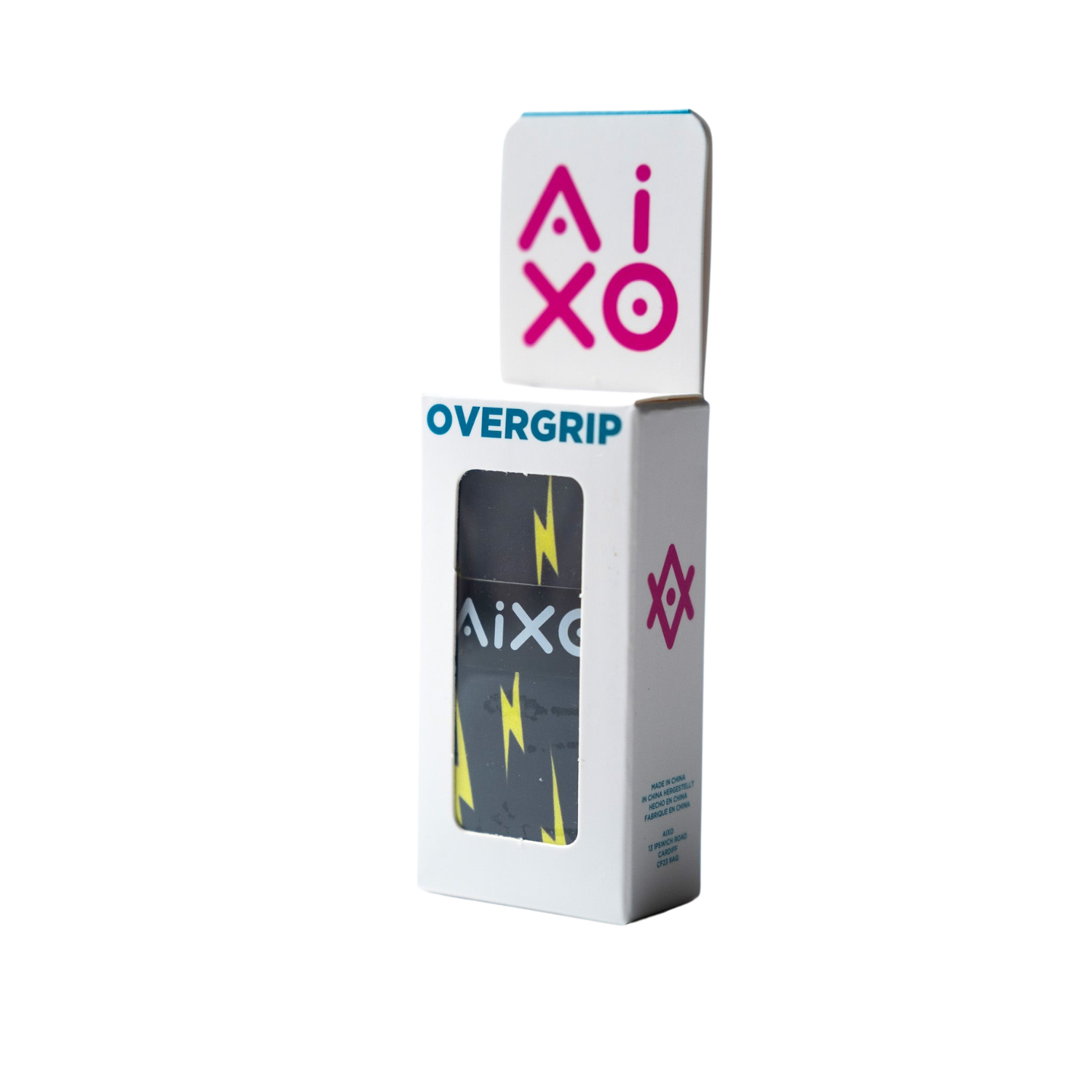 Aixo Lightning Tacky Overgrip Black Overgrips Aixo
