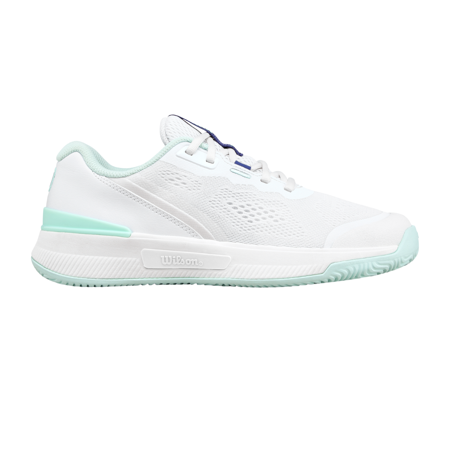 Wilson Intrigue Pro Tennis Shoe Women - White/Bay/Skip Blue Tennis Shoes Wilson