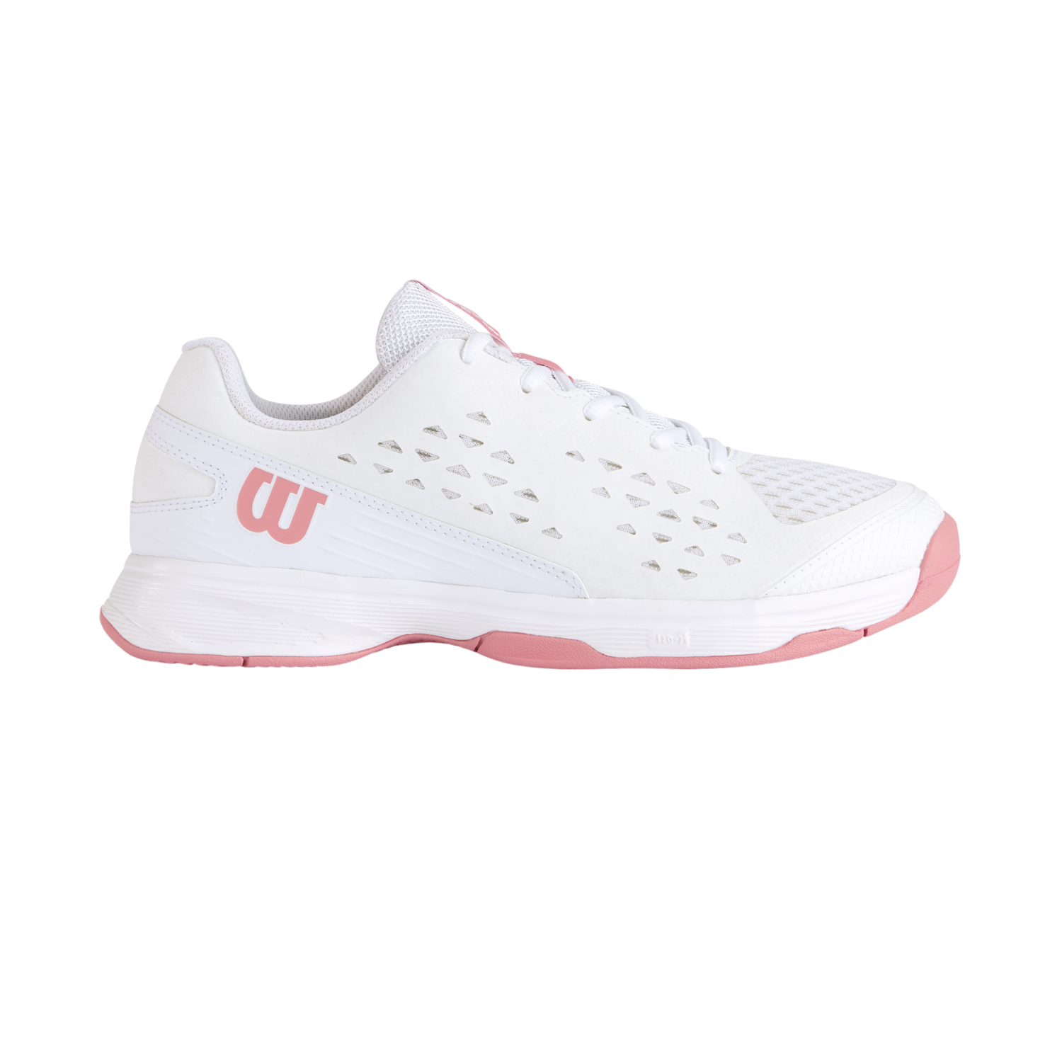 Wilson Rush Pro L Tennis Shoes Junior - White/Pink Tennis Shoes Wilson