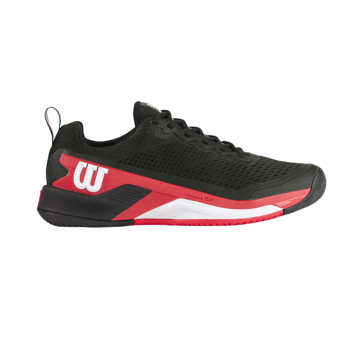 Wilson Rush Pro 4.5 Tennis Shoes Men - Black/Red Tennis Shoes Wilson