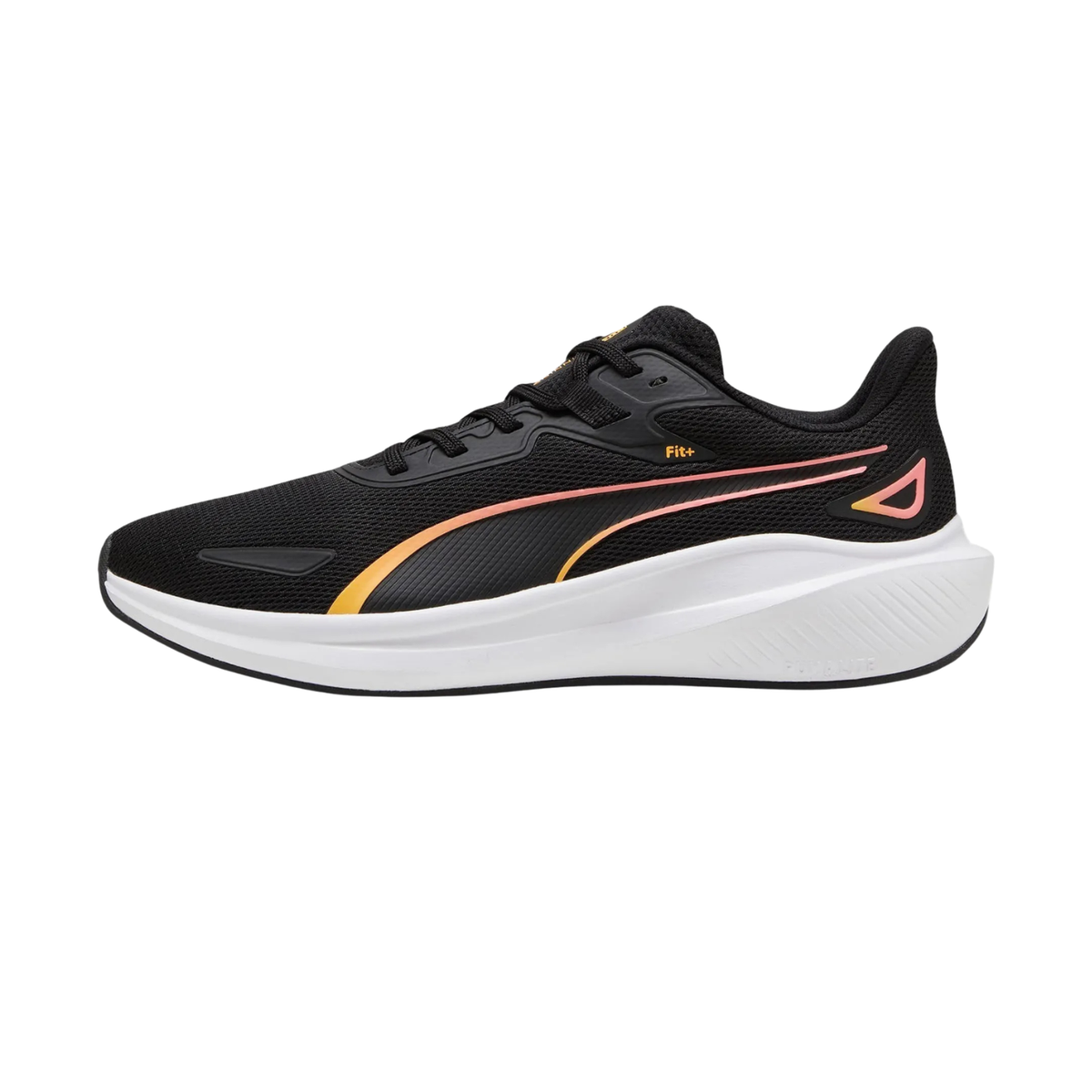 Puma Skyrocket Lite Neutral Running Shoe Men, Black/Gray, front view