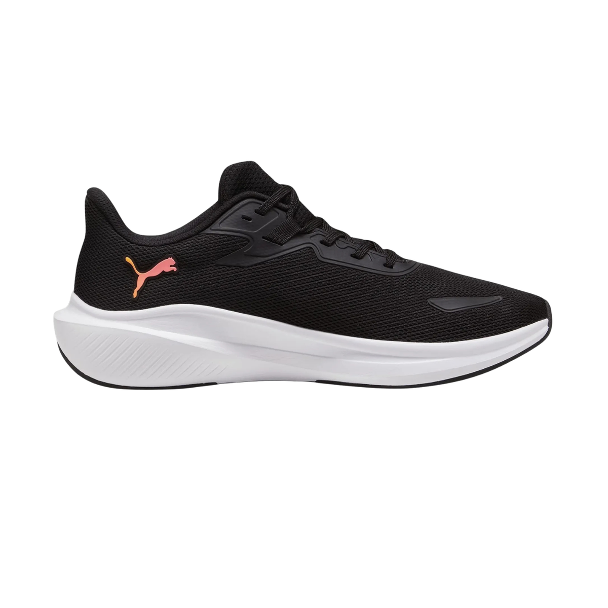 Puma Skyrocket Lite Neutral Running Shoe Men, Black/Gray, back view