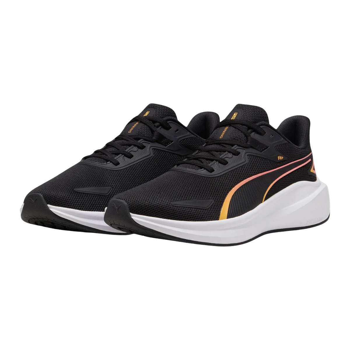 Puma Skyrocket Lite Neutral Running Shoe Men, Black/Gray, side view