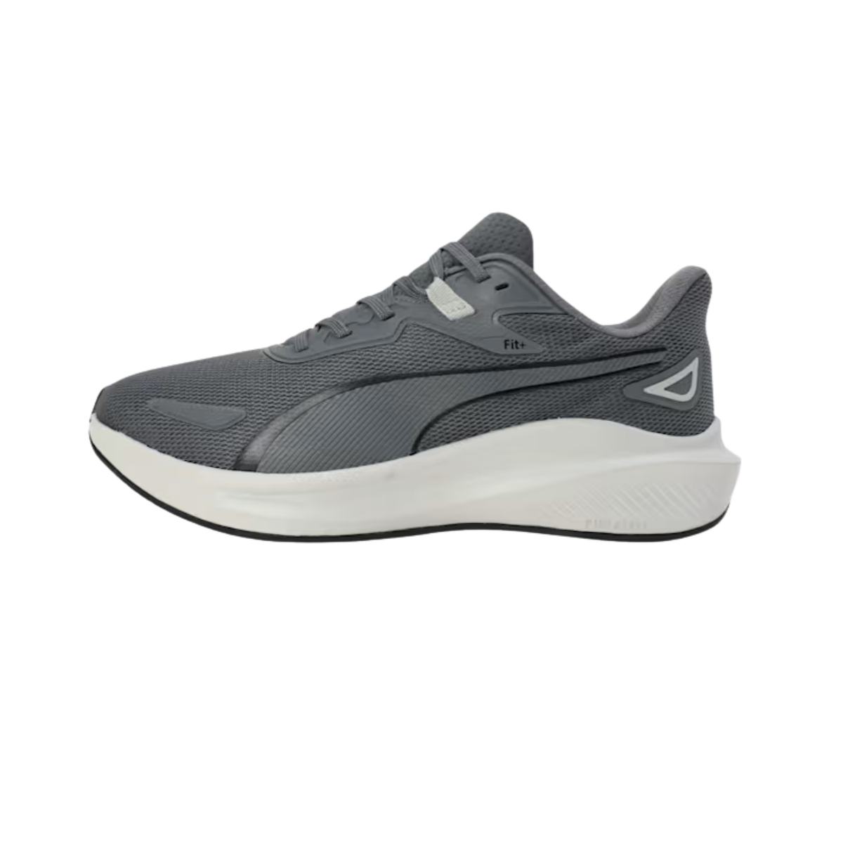 Puma Skyrocket Lite Neutral Running Shoe Men, Black/Gray, close-up detail
