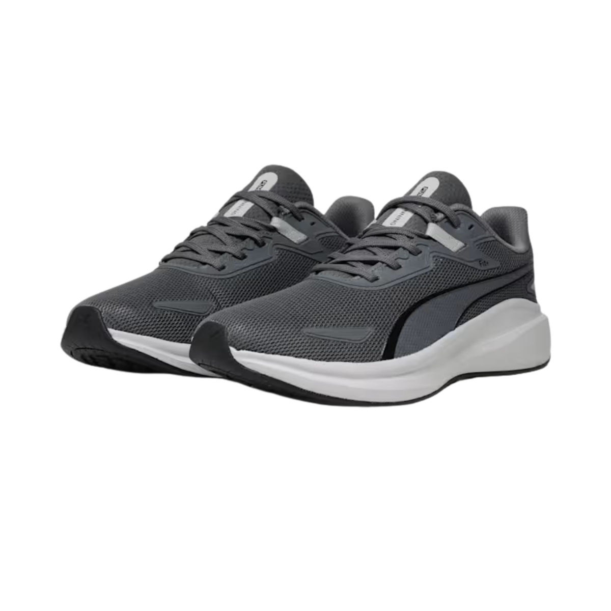 Puma Skyrocket Lite Neutral Running Shoe Men, Black/Gray, packaging view