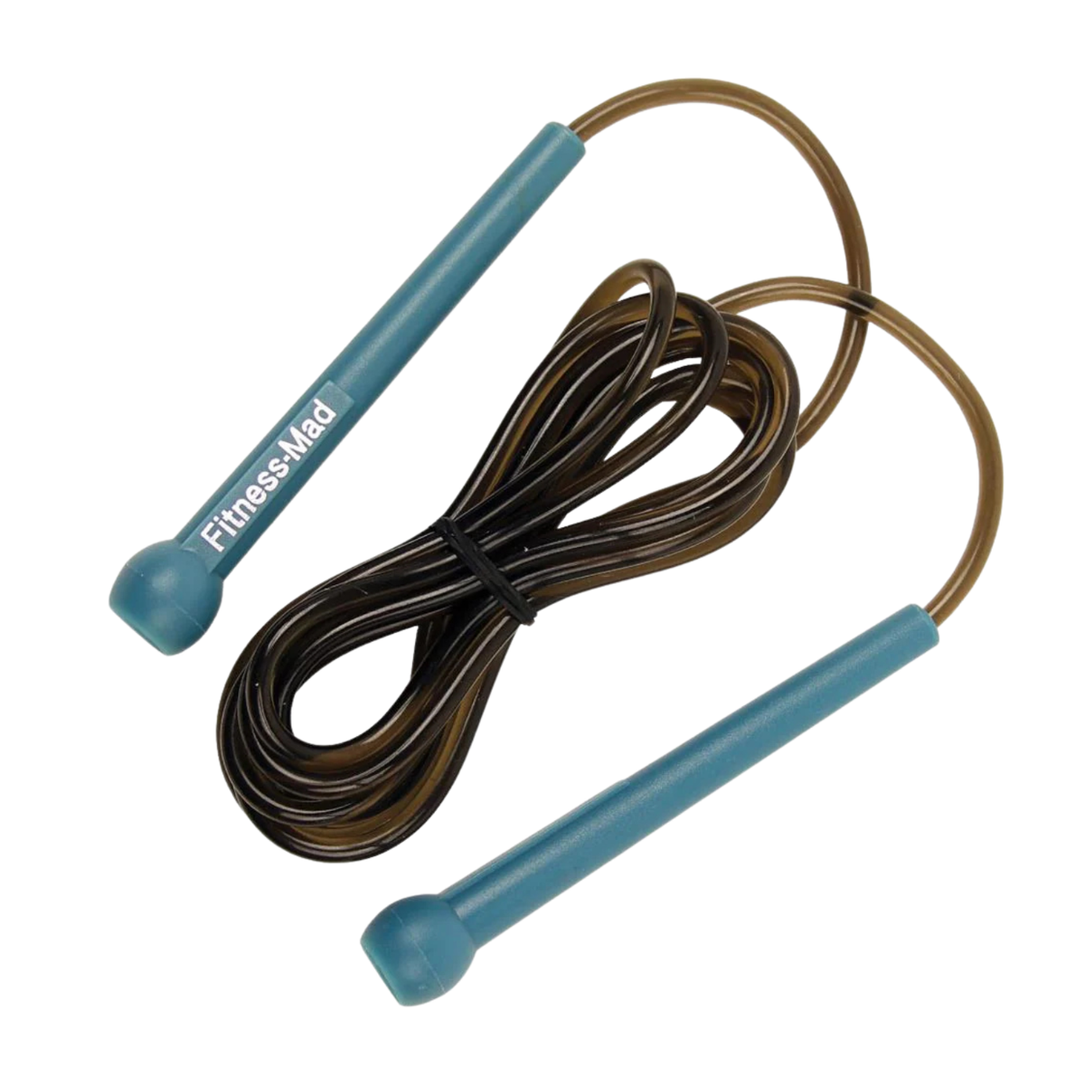 Fitness Mad Speed Rope 9 FT (5'4, 5'10), Blue, back view