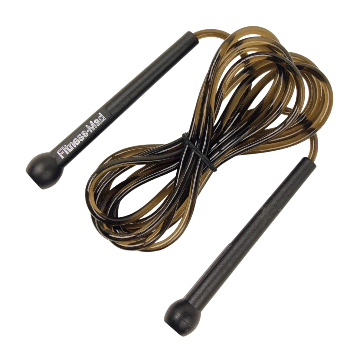 Fitness Mad Speed Rope 9 FT (5'4, 5'10), Blue, side view