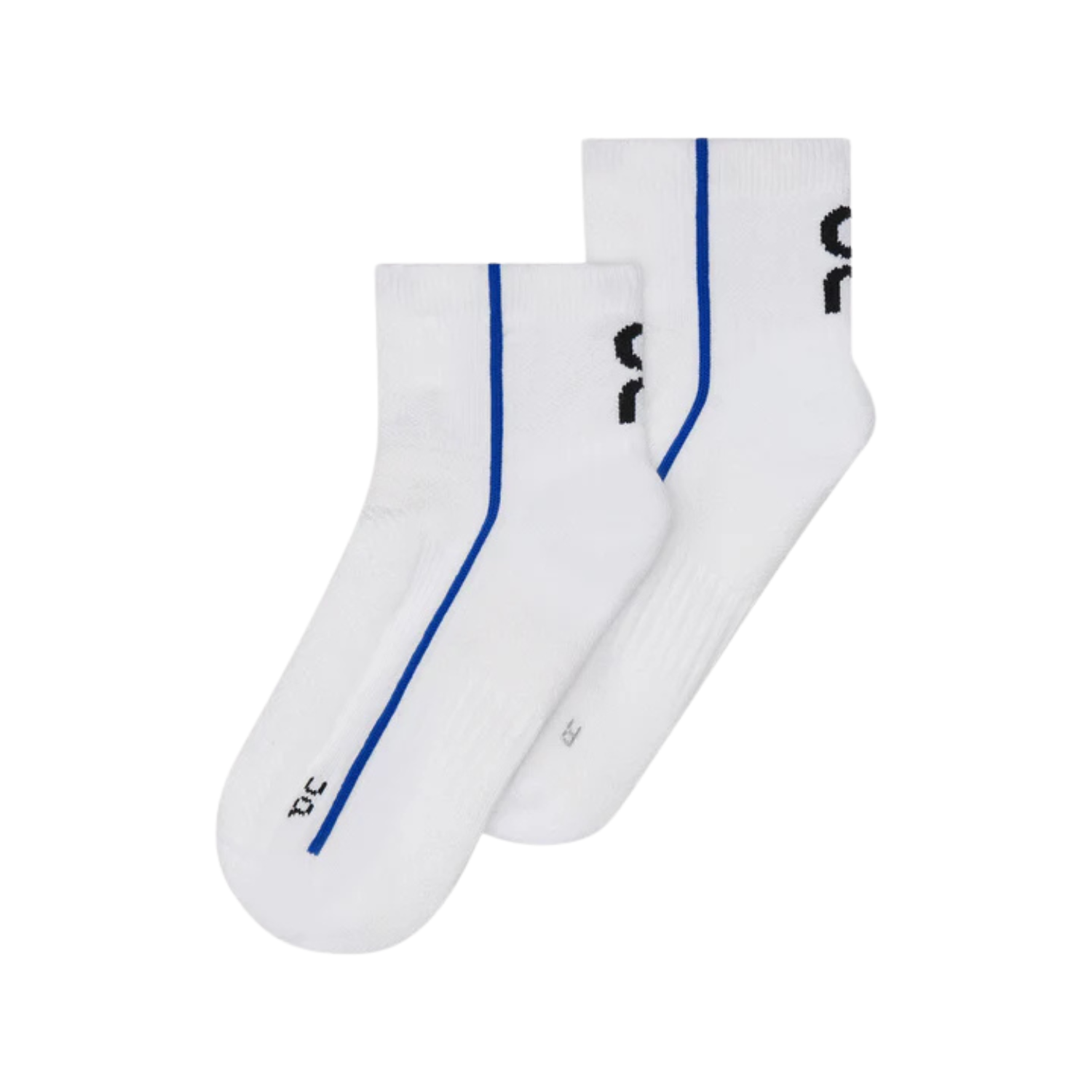 On Court Sock Mid 1 Unisex - White/Indigo White Indigo Clothing On Running