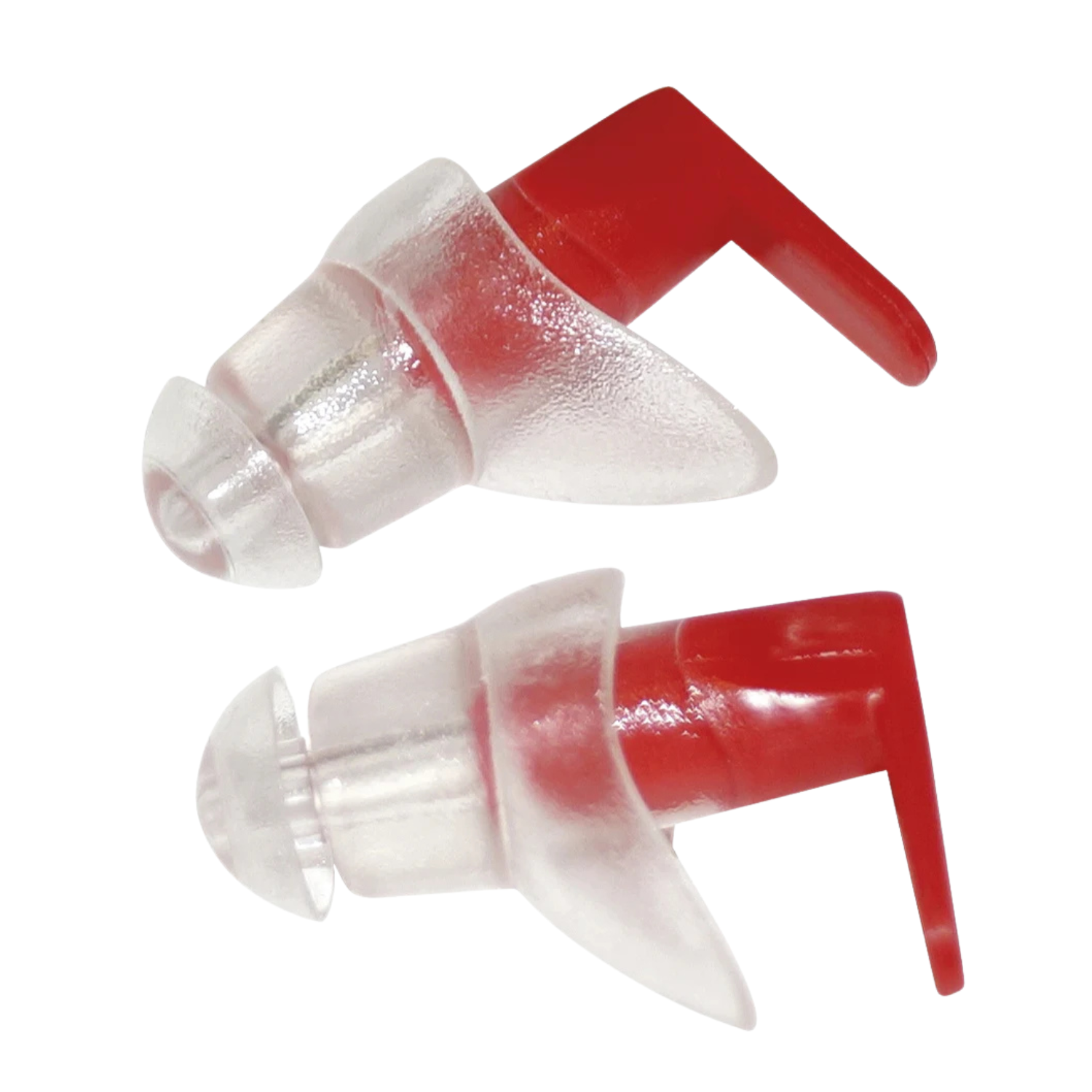 Swimtech Reusable Silicone Swimming Ear Plugs (STA205) Red One Size Swimming Accessories Swimtech