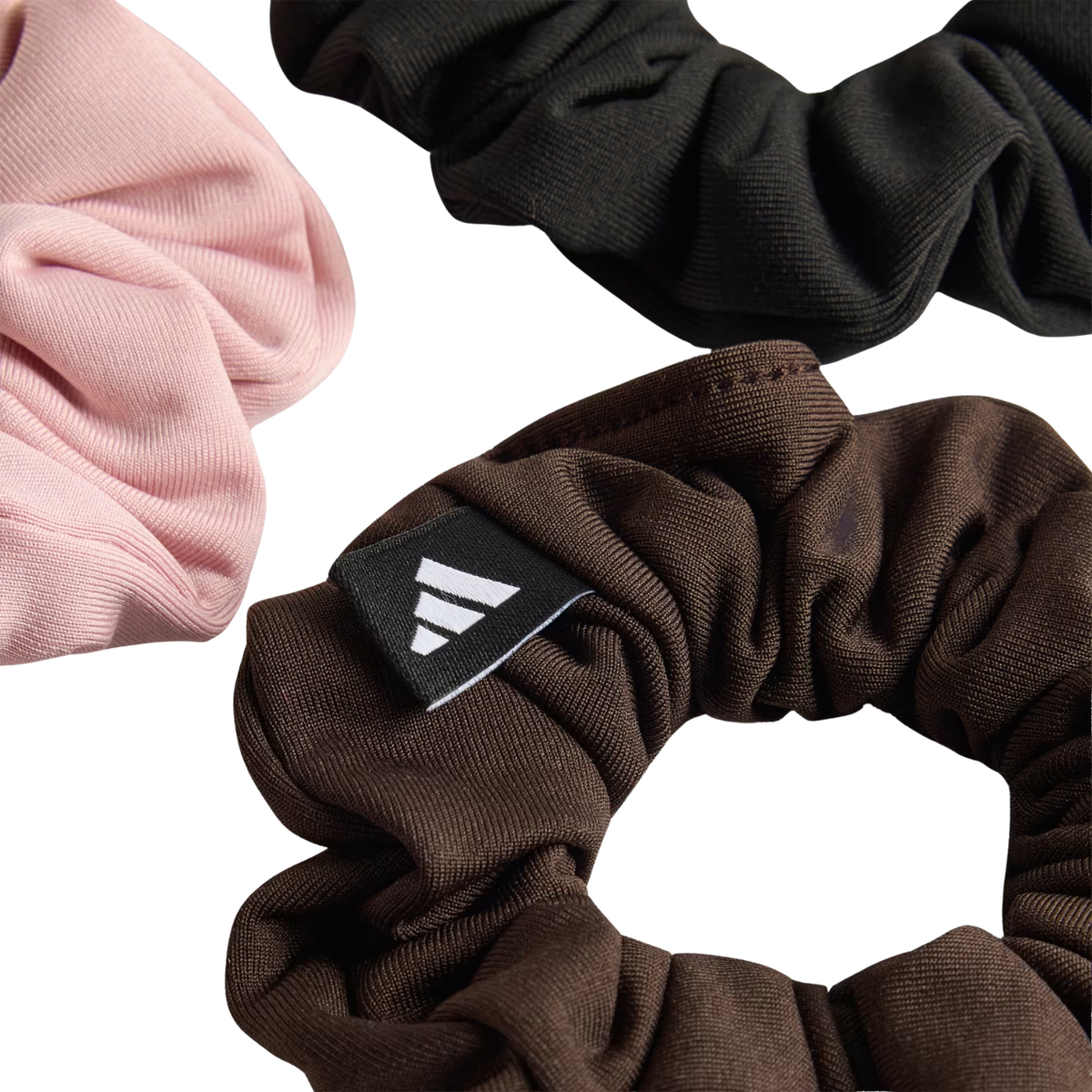 Adidas Scrunchies 3-Pack - Brown/Pink/Black (KH0384) Hair Accessories Adidas