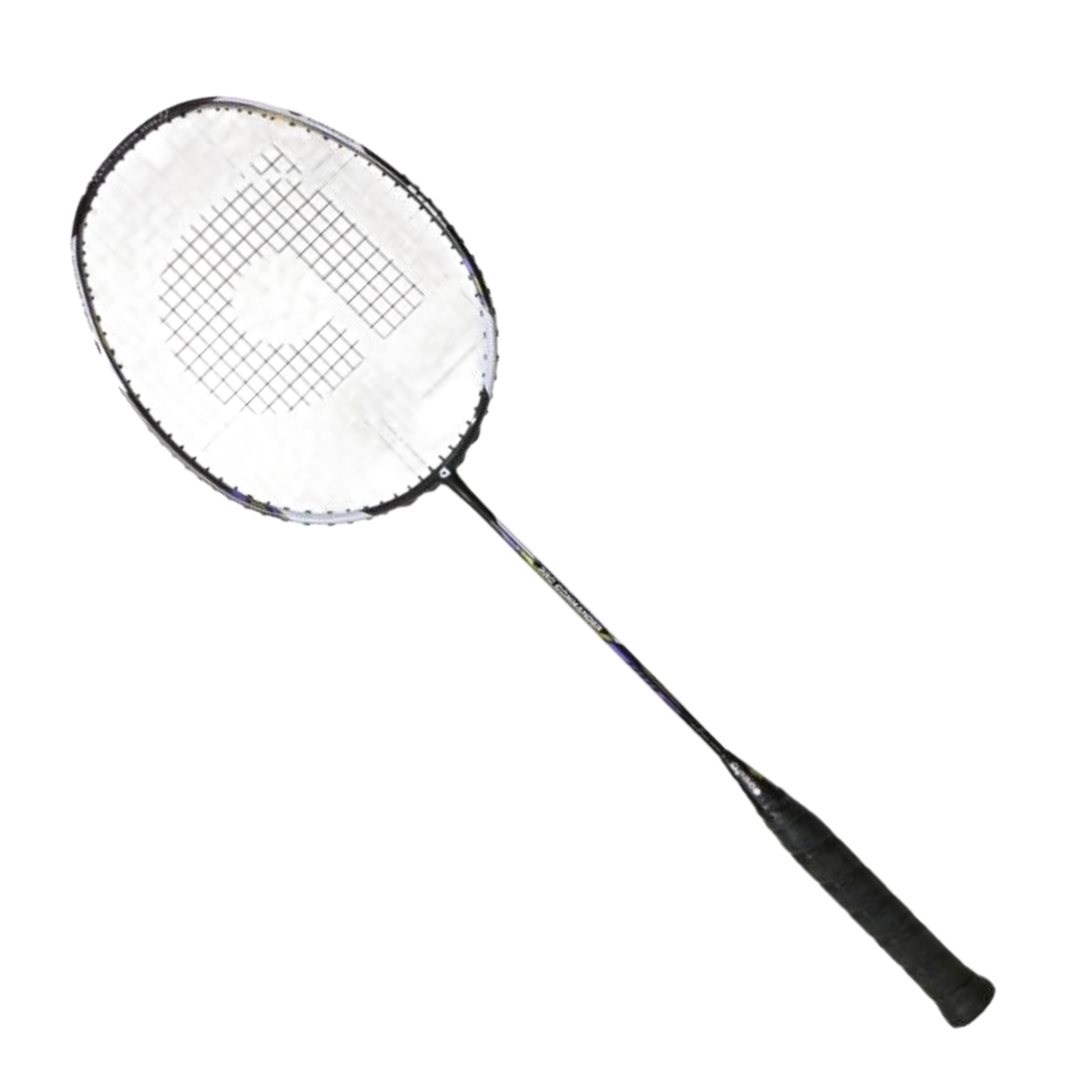 Apacs Pro Commander Badminton Racket (Unstrung), Black/Silver, back view