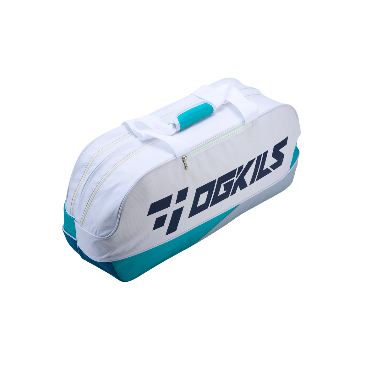 OGKILS Tournament Racket Bag, White, detail view
