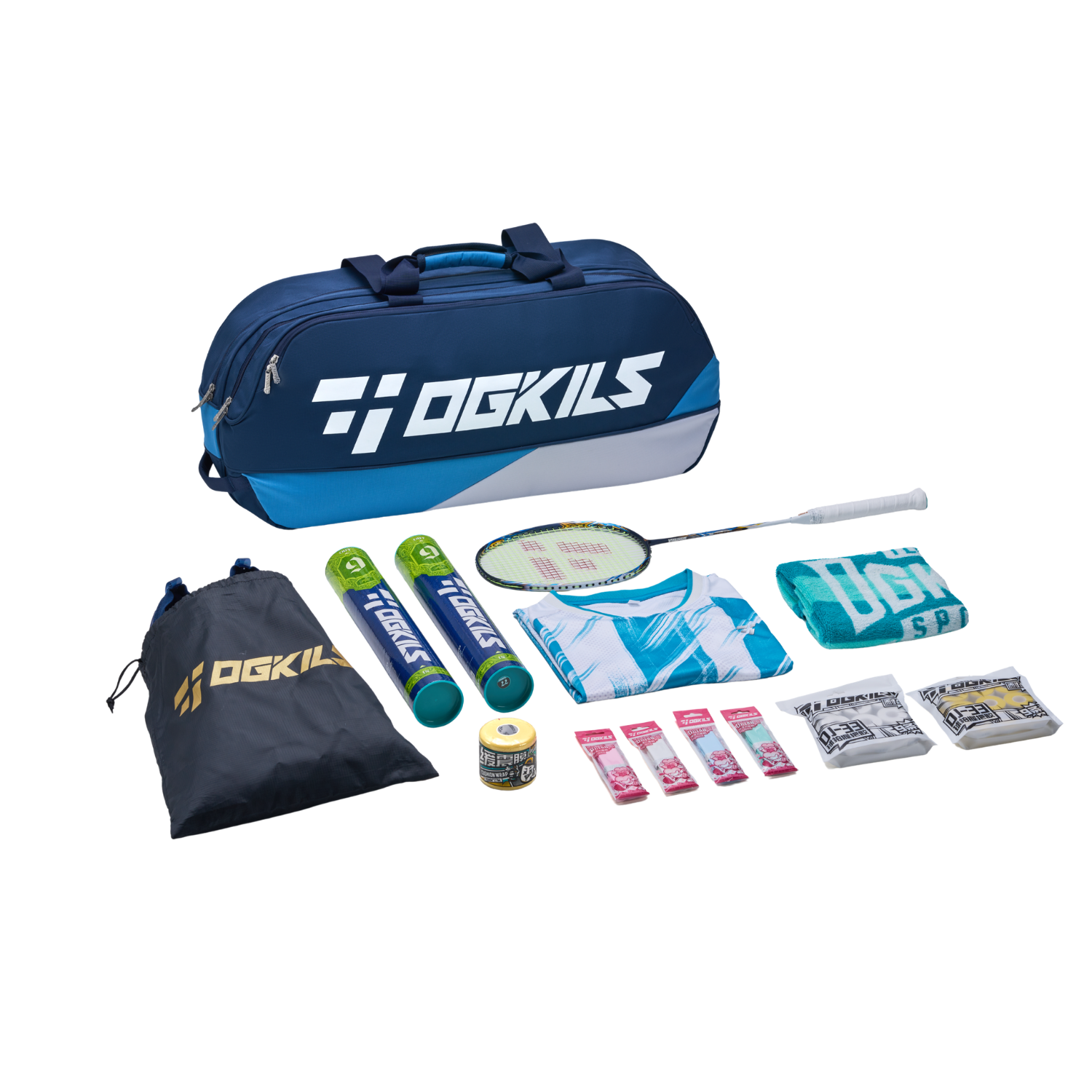 OGKILS Tournament Racket Bag - Blue Luggage OGKils