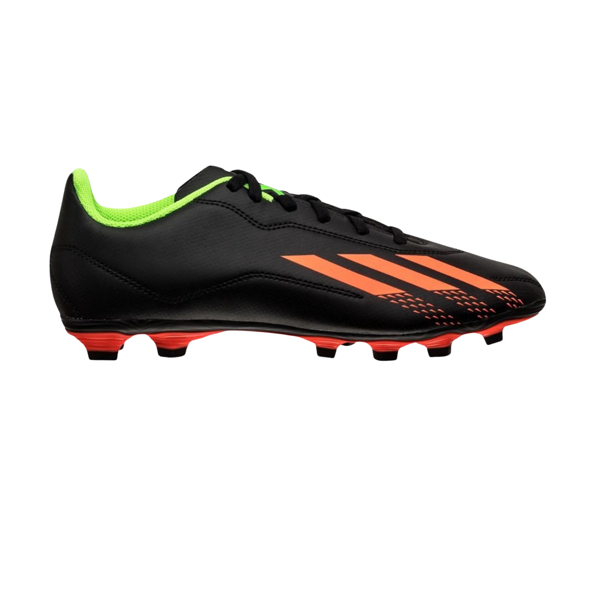 Adidas X Speedportal 4 FxG Football Boots Unisex, Core Black/Solar Red/Solar Green, front view