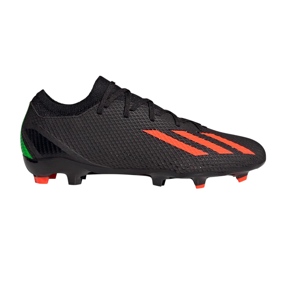 Adidas X Speedportal 3 FG Football Boots Unisex, Core Black/Solar Red, front view