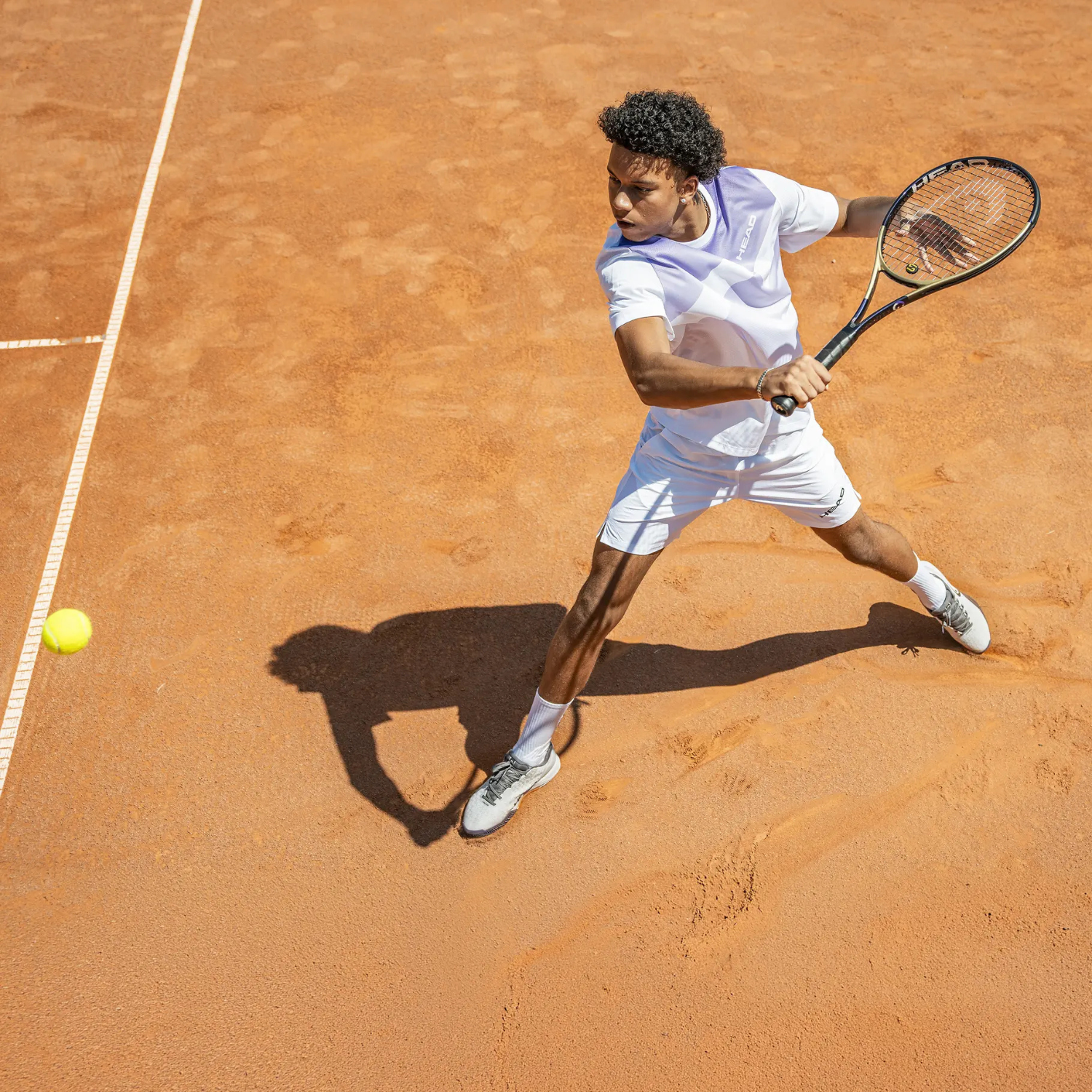 Head Gravity TOUR Zverev 2026 Strung Tennis Racquet - Navy/Gold Tennis Racket Head