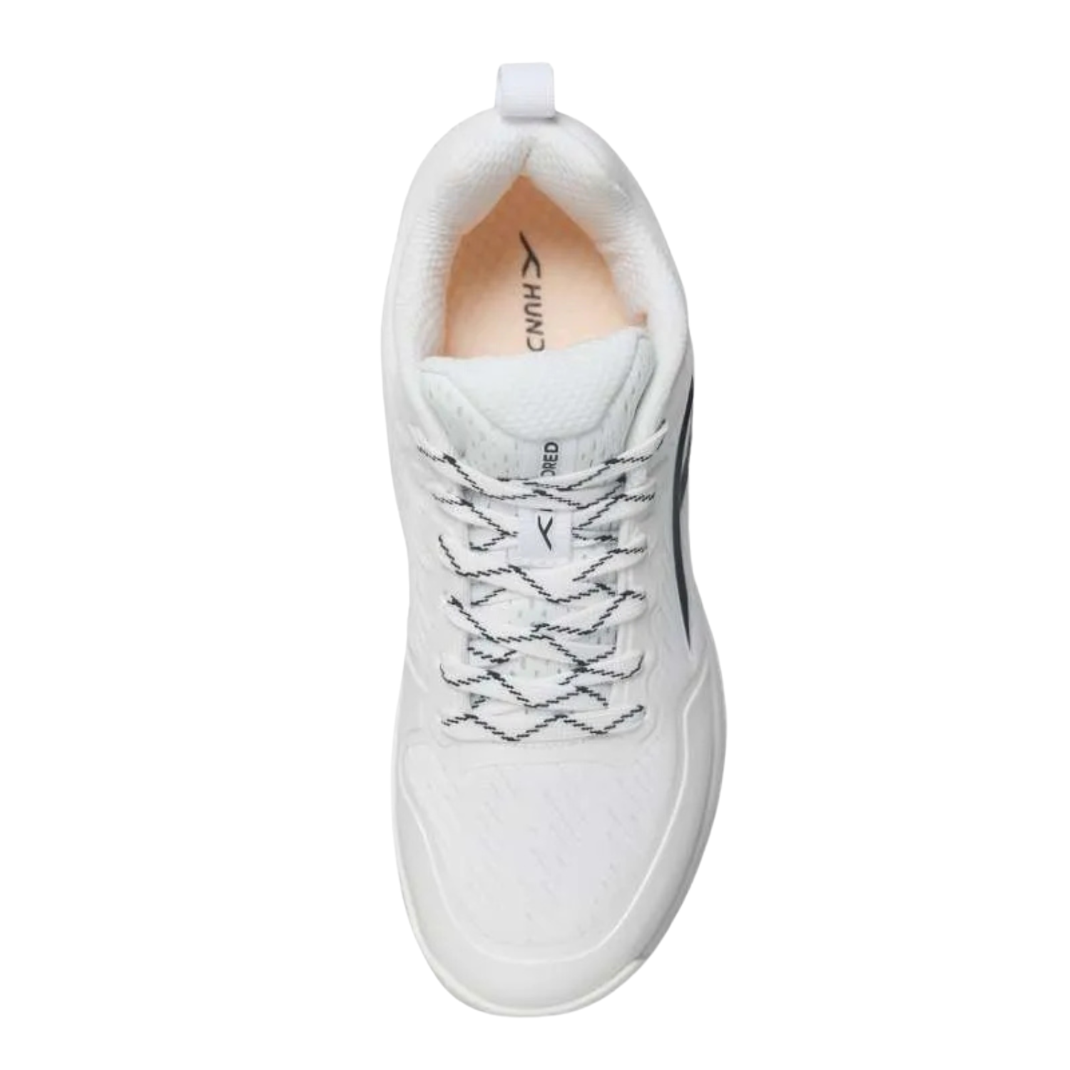 Hundred Velocity Elite Badminton Shoes - White/Black Badminton Shoes Hundred