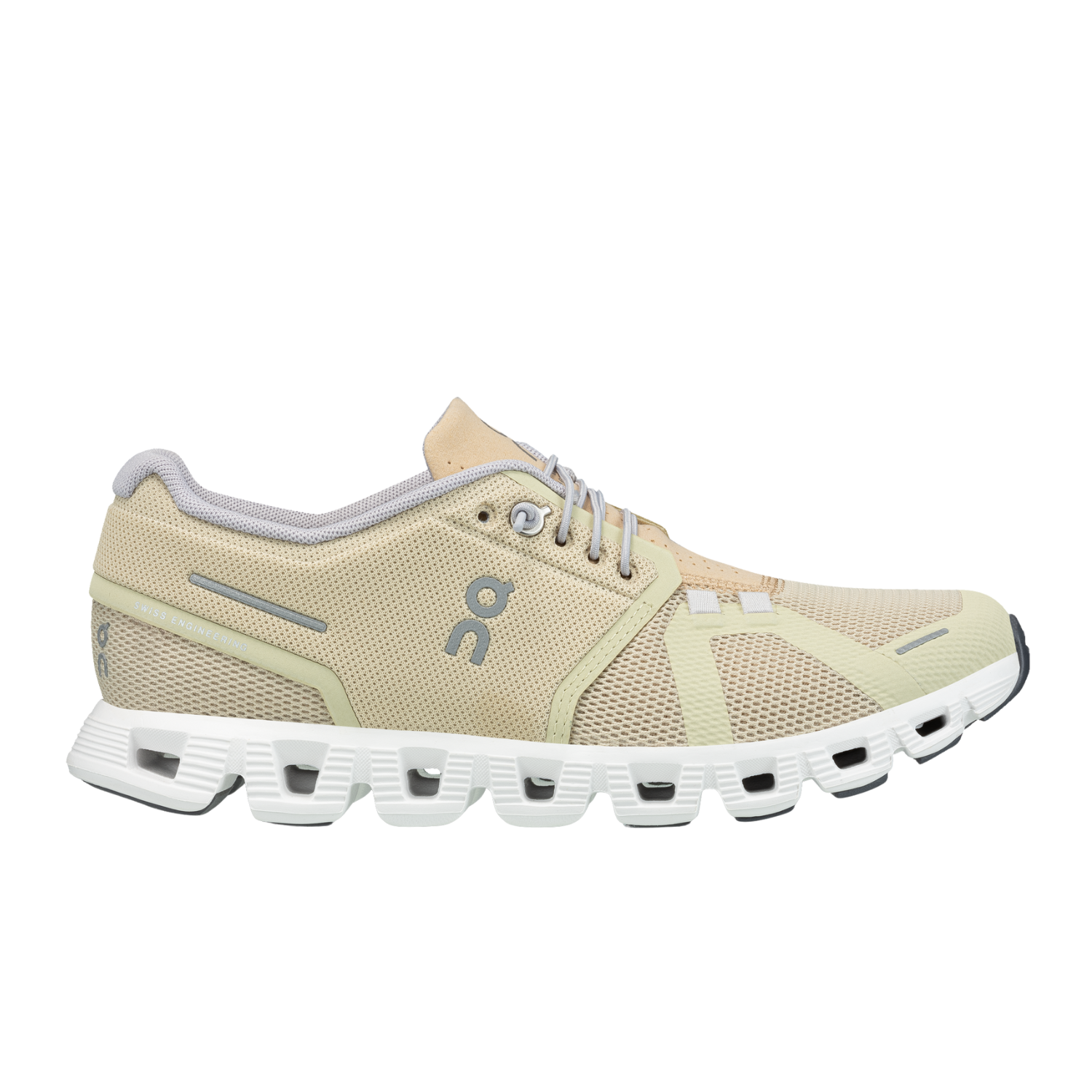 On Cloud 5 Running Shoes Women - Haze/Sand Clearance On Running
