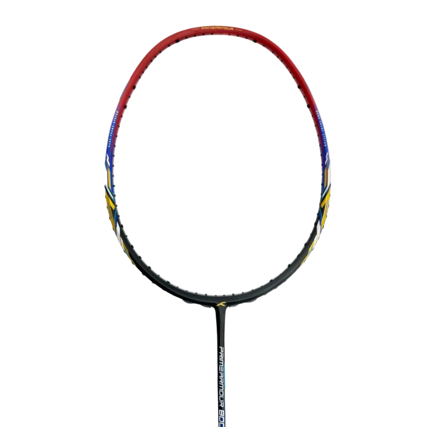 Hundred Primearmour 800 4U Badminton Racket - Black/Red Badminton Rackets Hundred