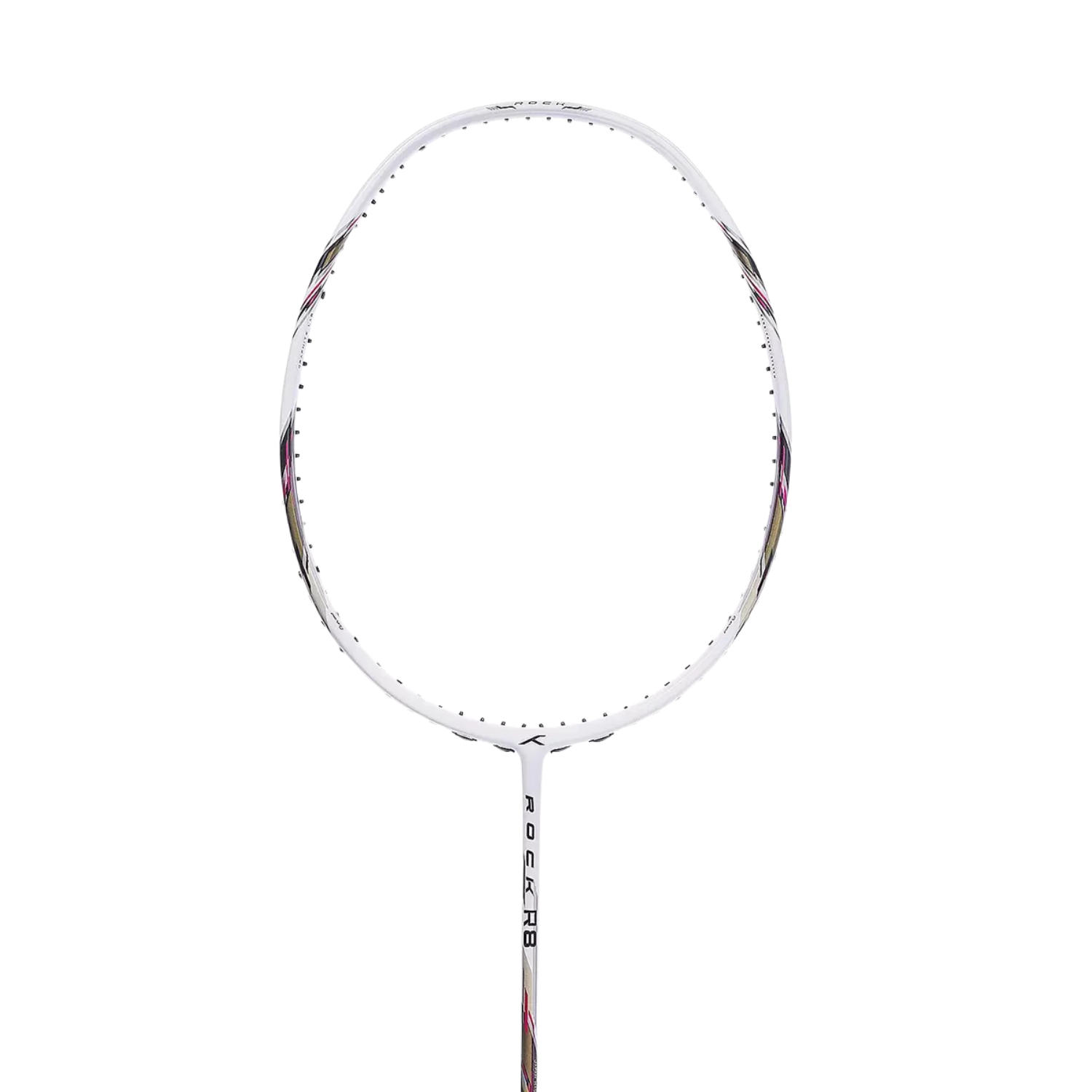 Hundred Rock R8 4U Badminton Racket - White/Black/Pink Badminton Rackets Hundred