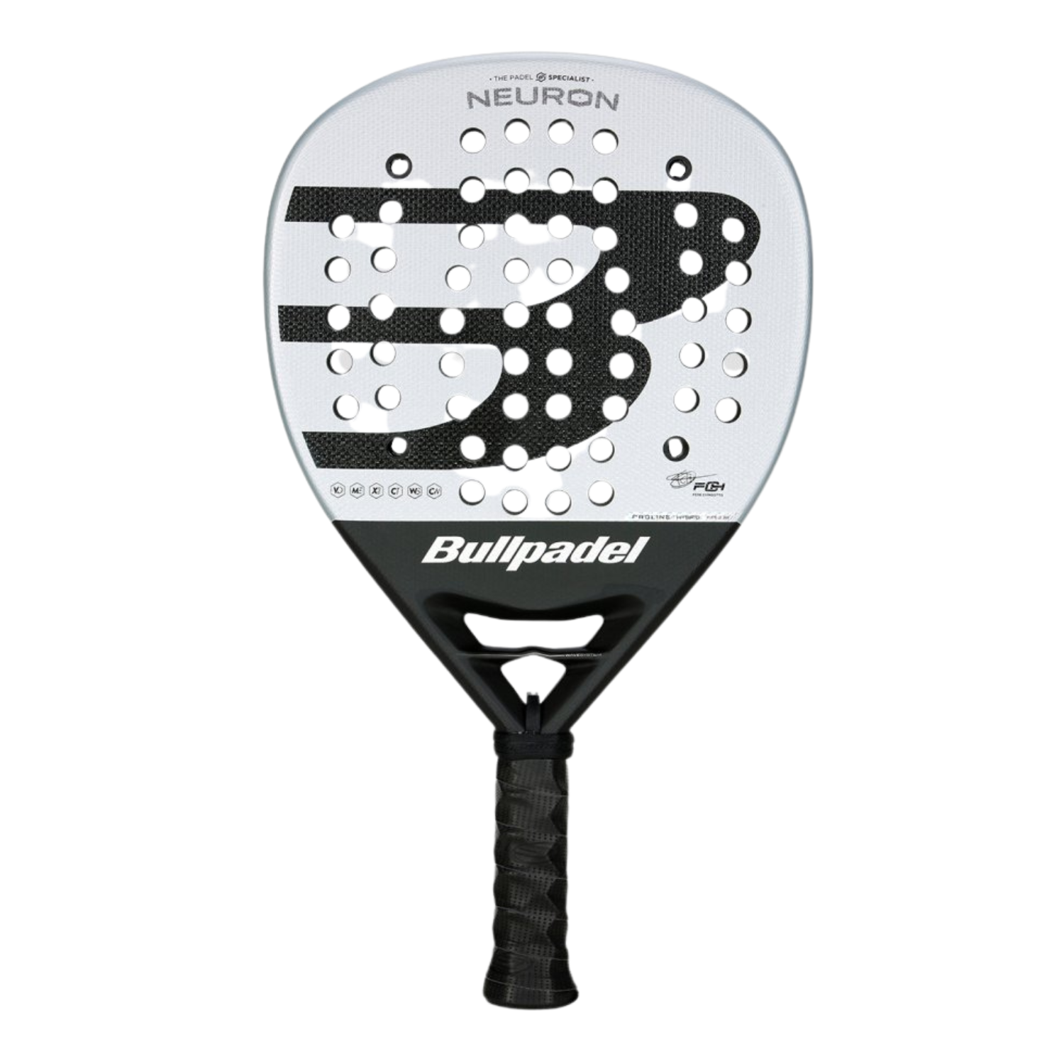 BullPadel Neuron Padel Racket - Silver/Black Padel BullPadel