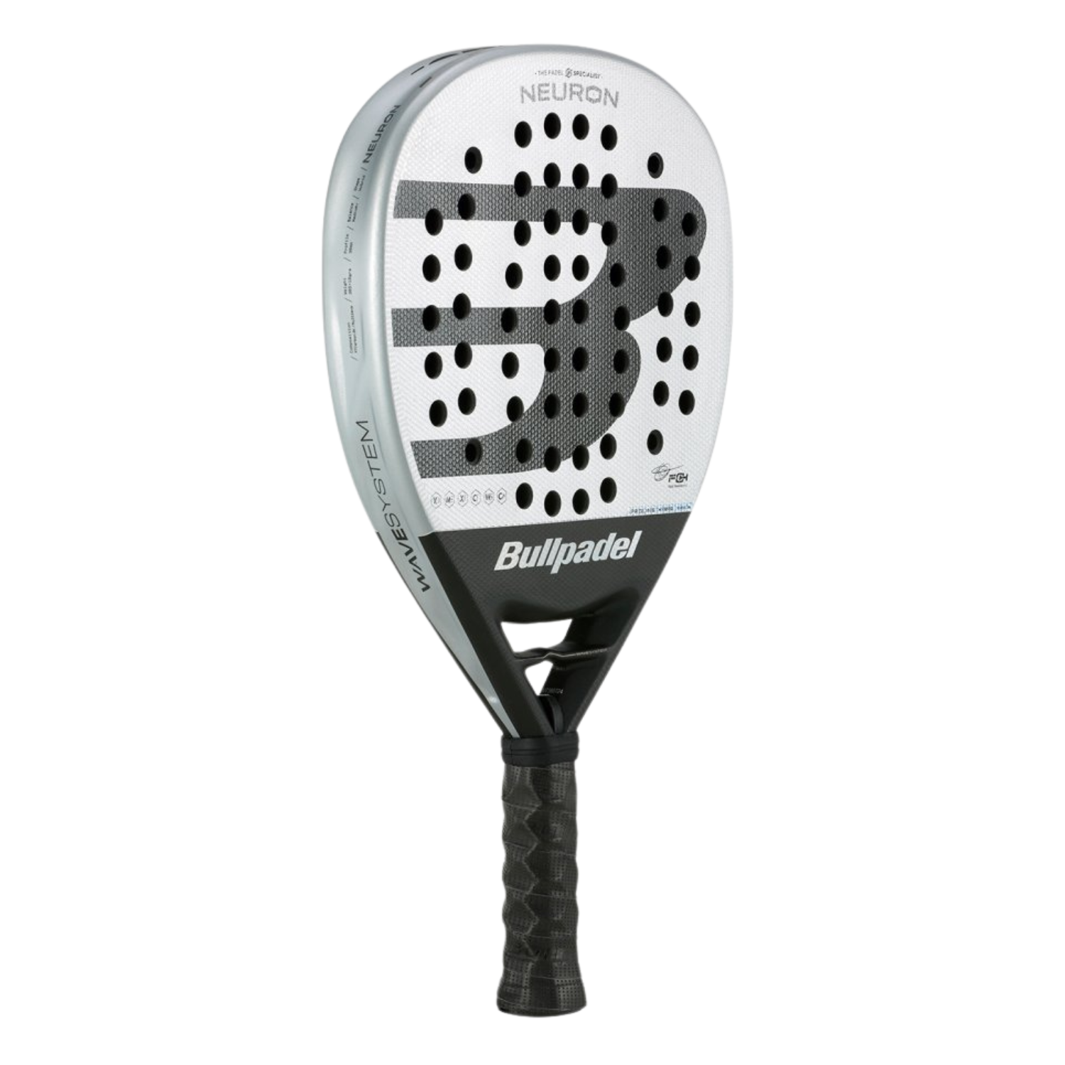 BullPadel Neuron Padel Racket - Silver/Black Padel BullPadel