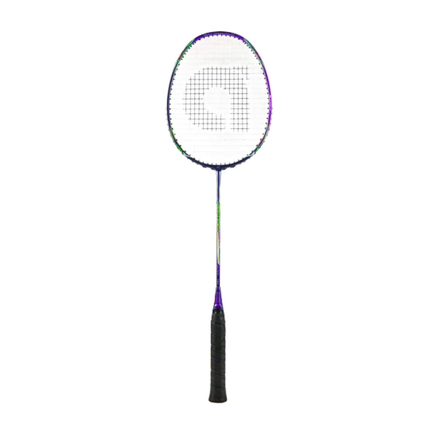 Apacs Asgardia Lite Badminton Racket (Strung) Purple Navy 7U2 Badminton Rackets Apacs