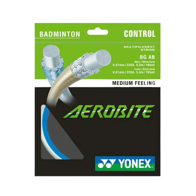 Yonex Aerobite String (10m Set) White/Red String (Packs) Yonex