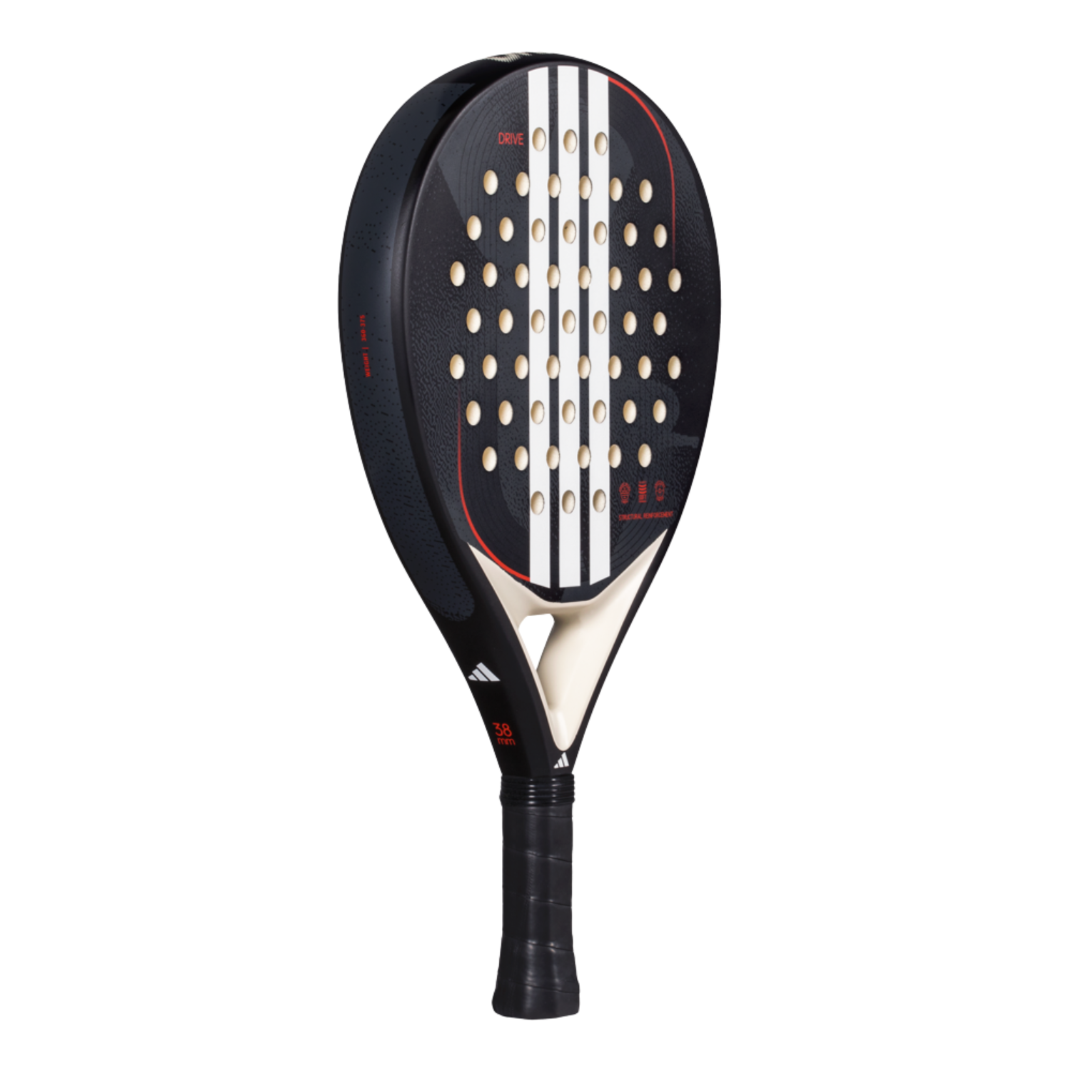Adidas Drive Black 3.4 Padel Racket 2025 - Black