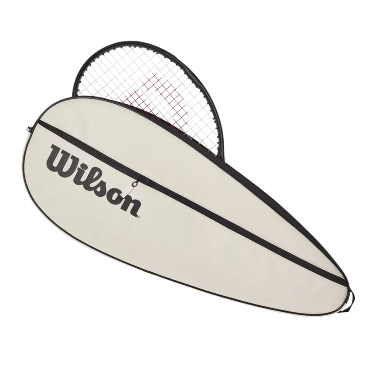 Wilson Premium Racket Cover Cream, side view