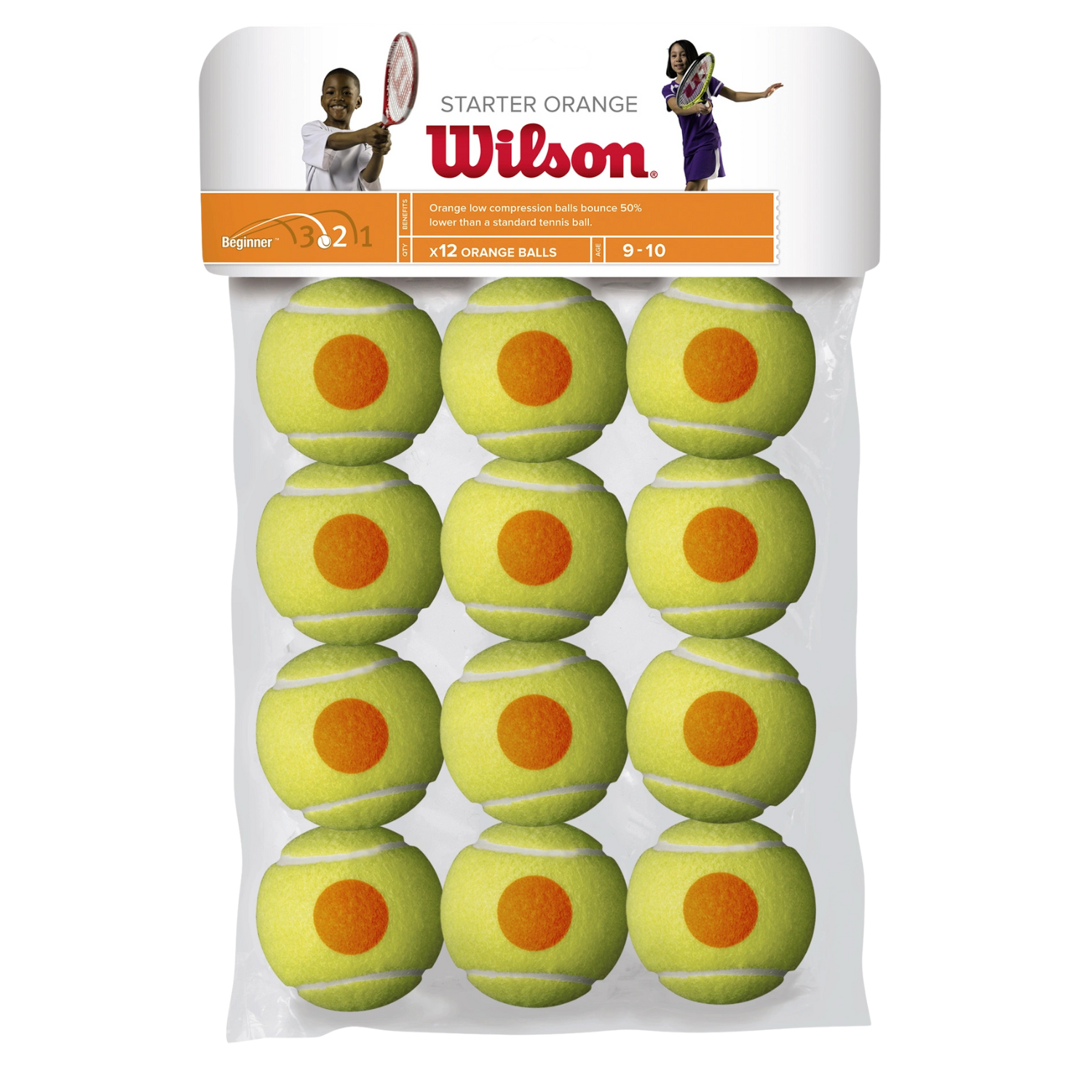 Wilson Starter Orange Ball Tennis Balls Wilson
