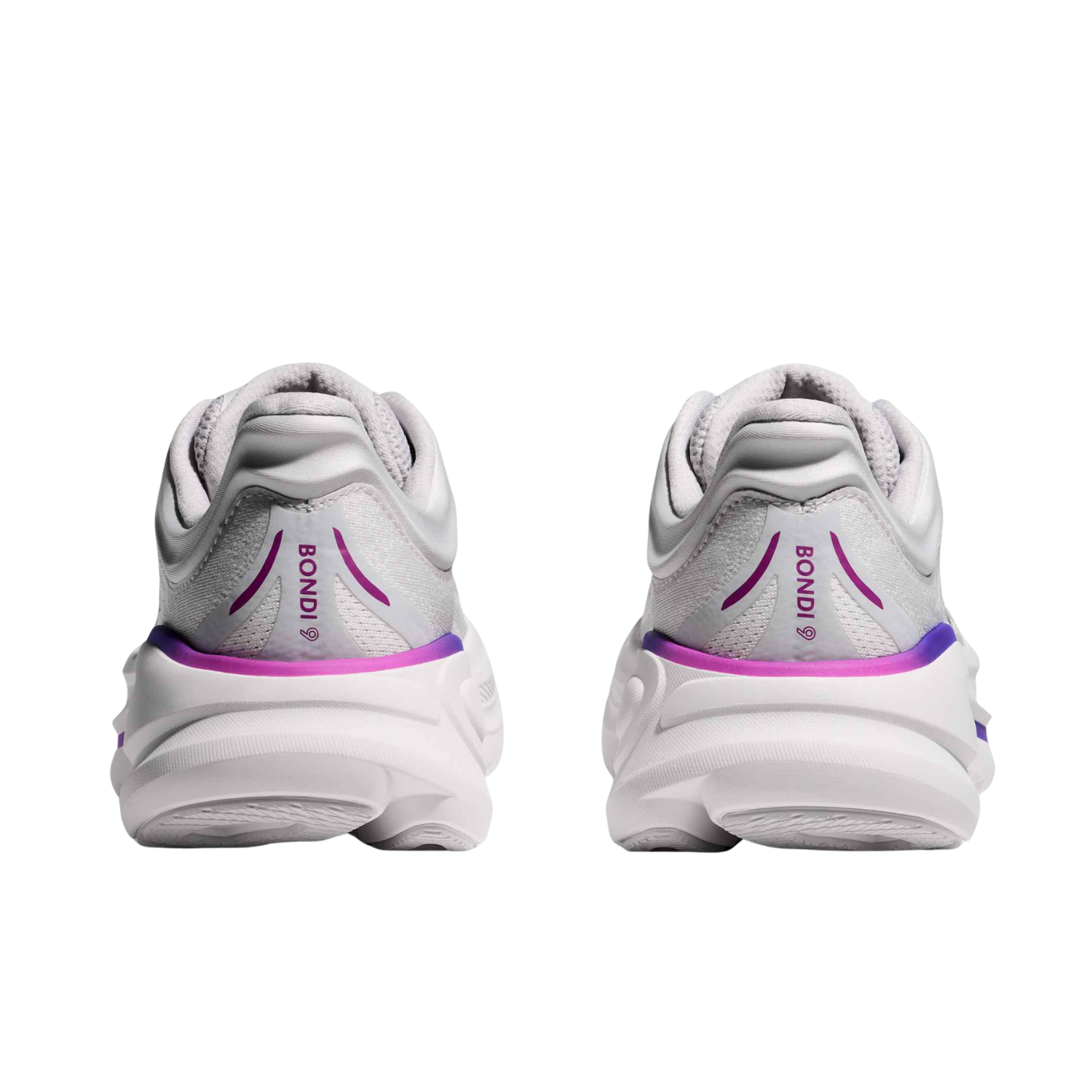 Hoka Bondi 9 Running Shoes Women - Cosmic Grey/White