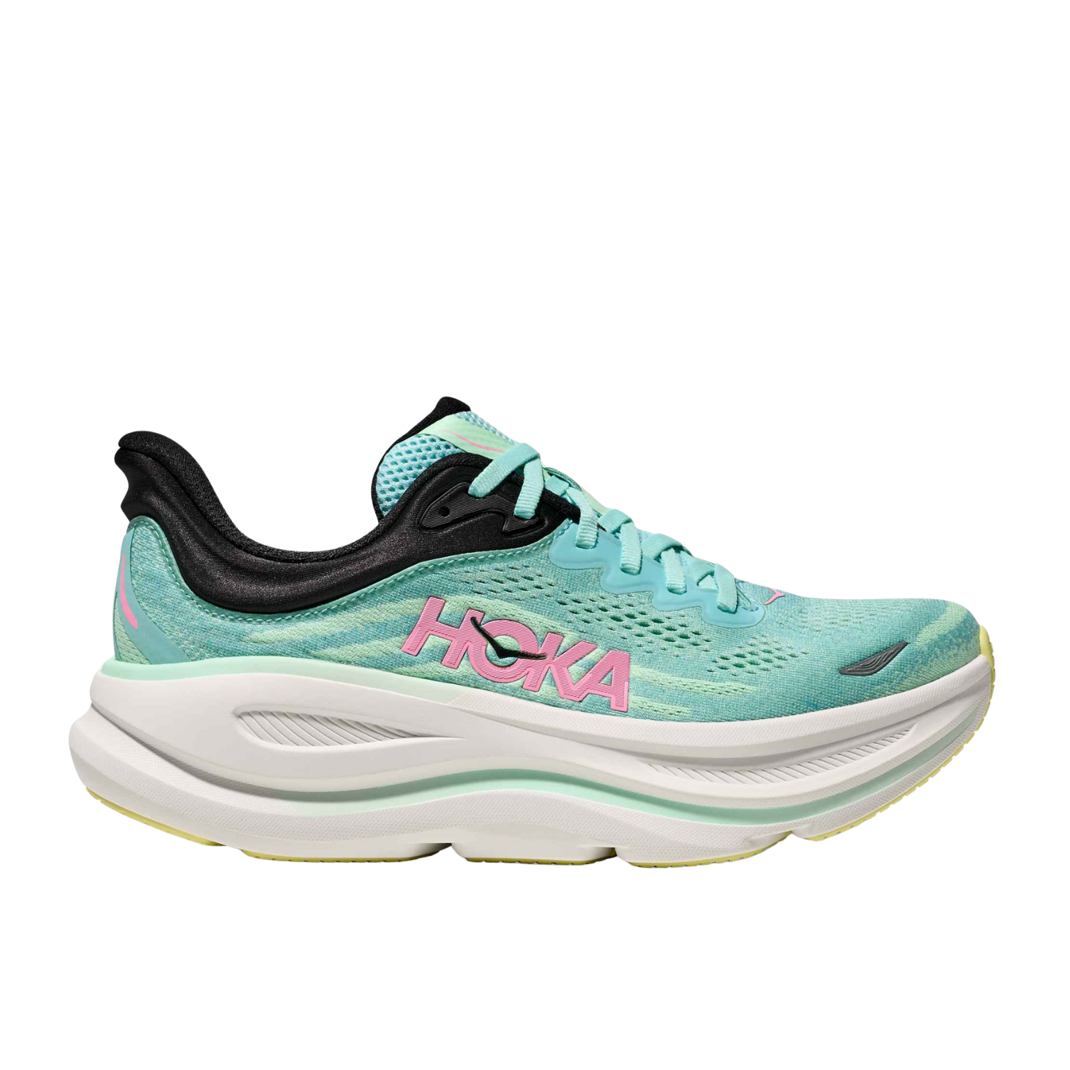 Hoka Bondi 9 Running Shoes Women - Blue Spark/Mint Fluorite Blue Spark Mint Fluorite Running Shoes Hoka