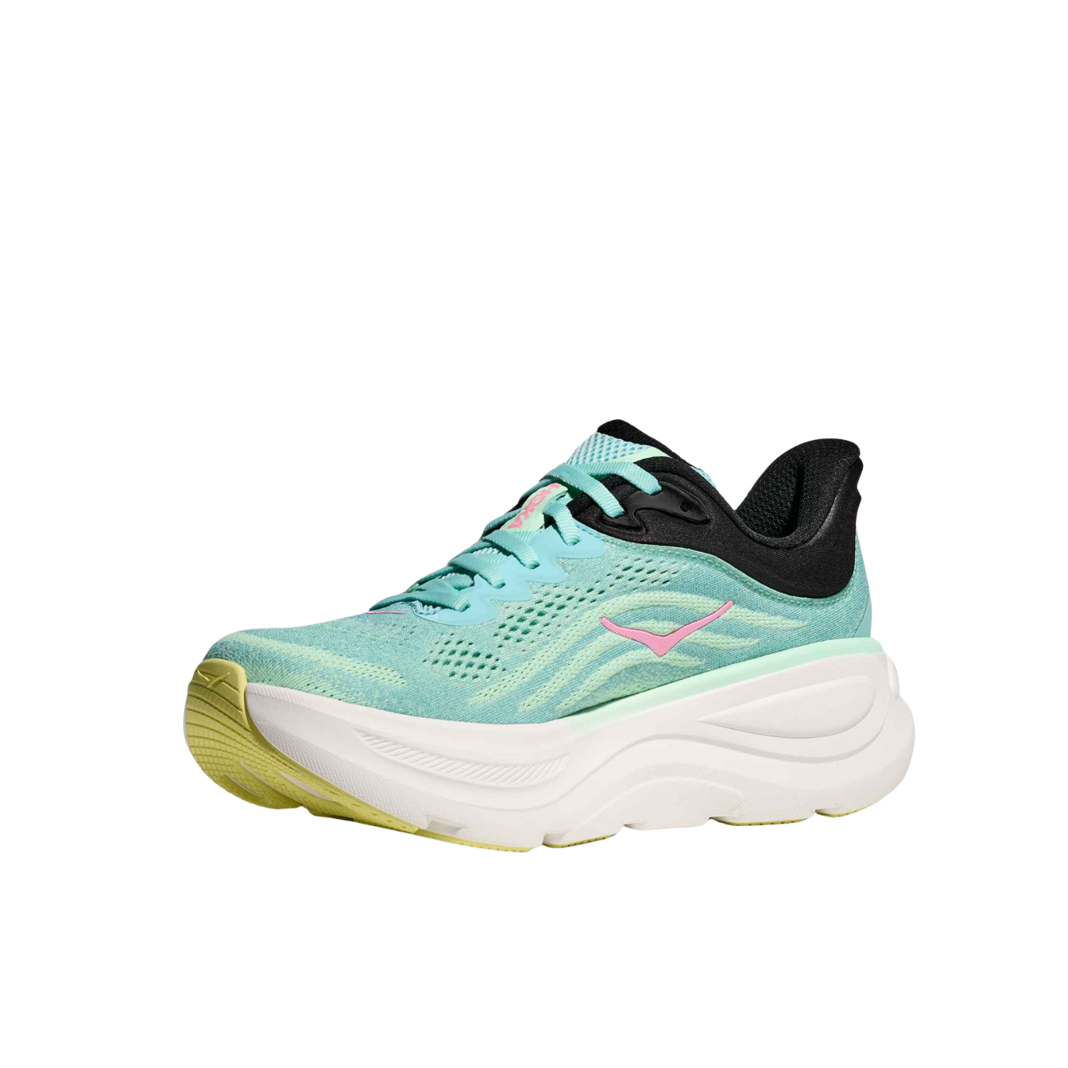 Hoka Bondi 9 Running Shoes Women - Blue Spark/Mint Fluorite Running Shoes Hoka