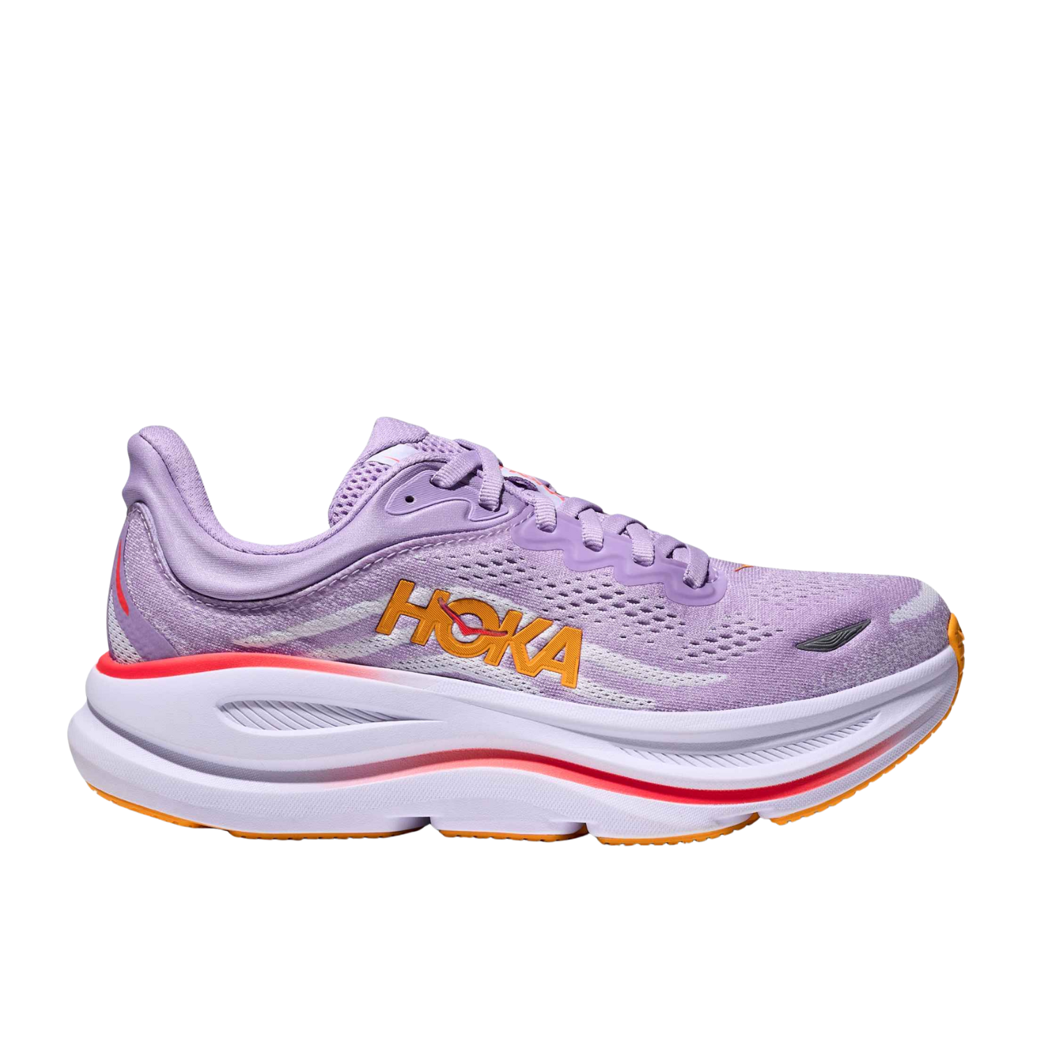 Hoka Bondi 9 Running Shoes Women - Aster Flower/Starlight Glow