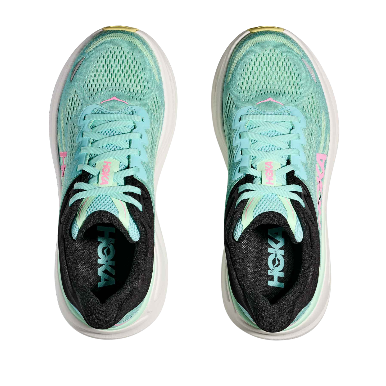 Hoka Bondi 9 Running Shoes Women - Blue Spark/Mint Fluorite Running Shoes Hoka
