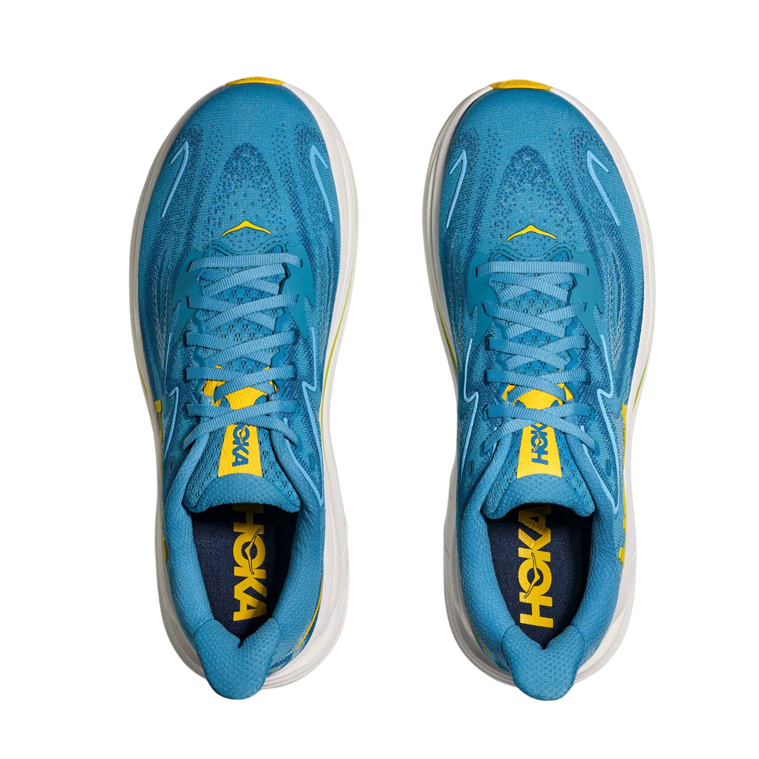 Hoka Clifton 10 Running Shoes Men - Alpine Blue/Foggy Night Running Shoes Hoka