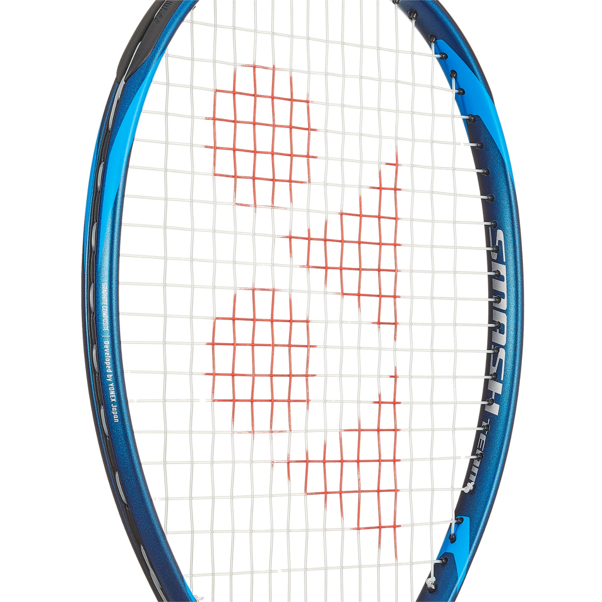 Yonex Smash Team 100 290g Tennis Racket 2024, Blue, back view