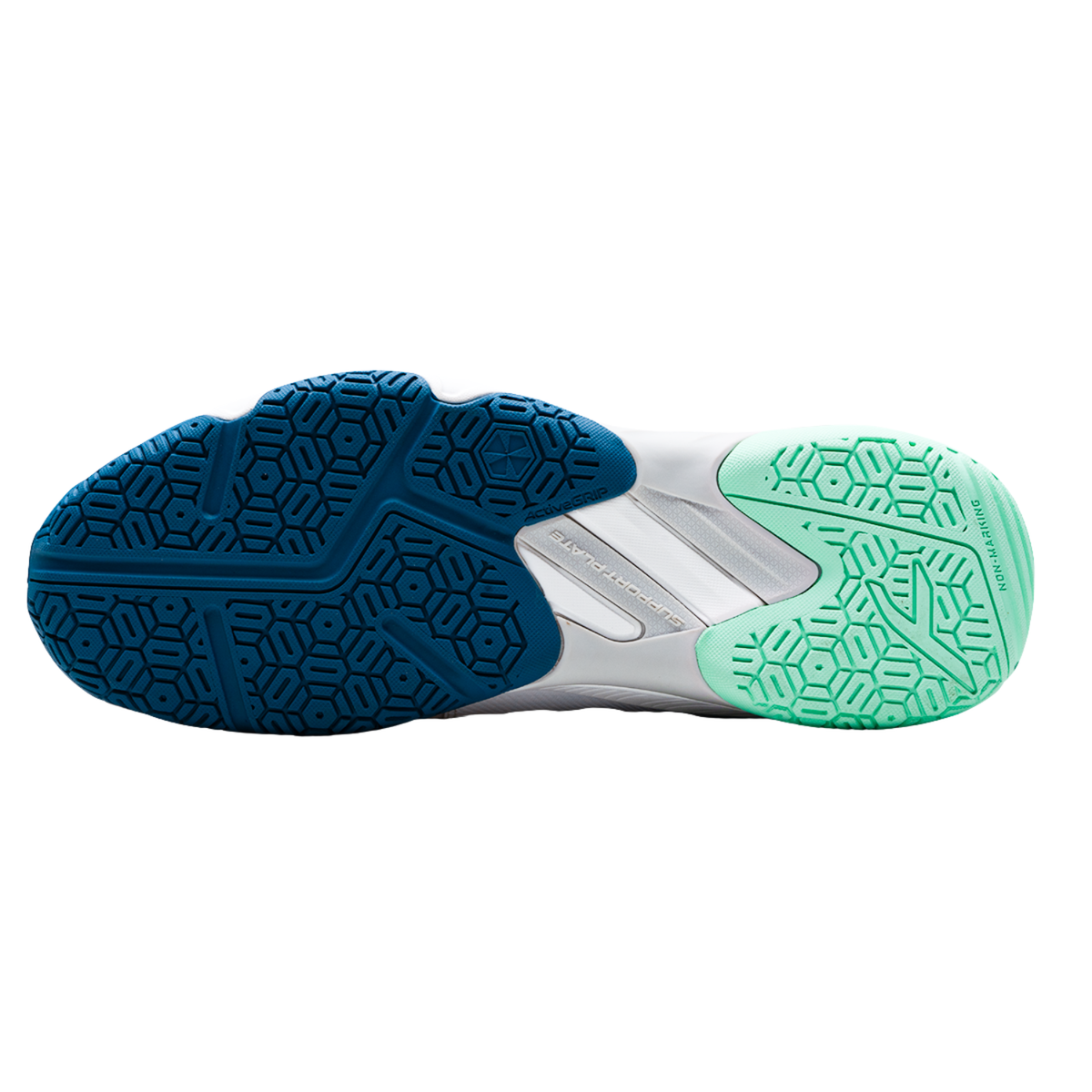 Hundred Hypercourt Badminton Shoes - White Badminton Shoes Hundred