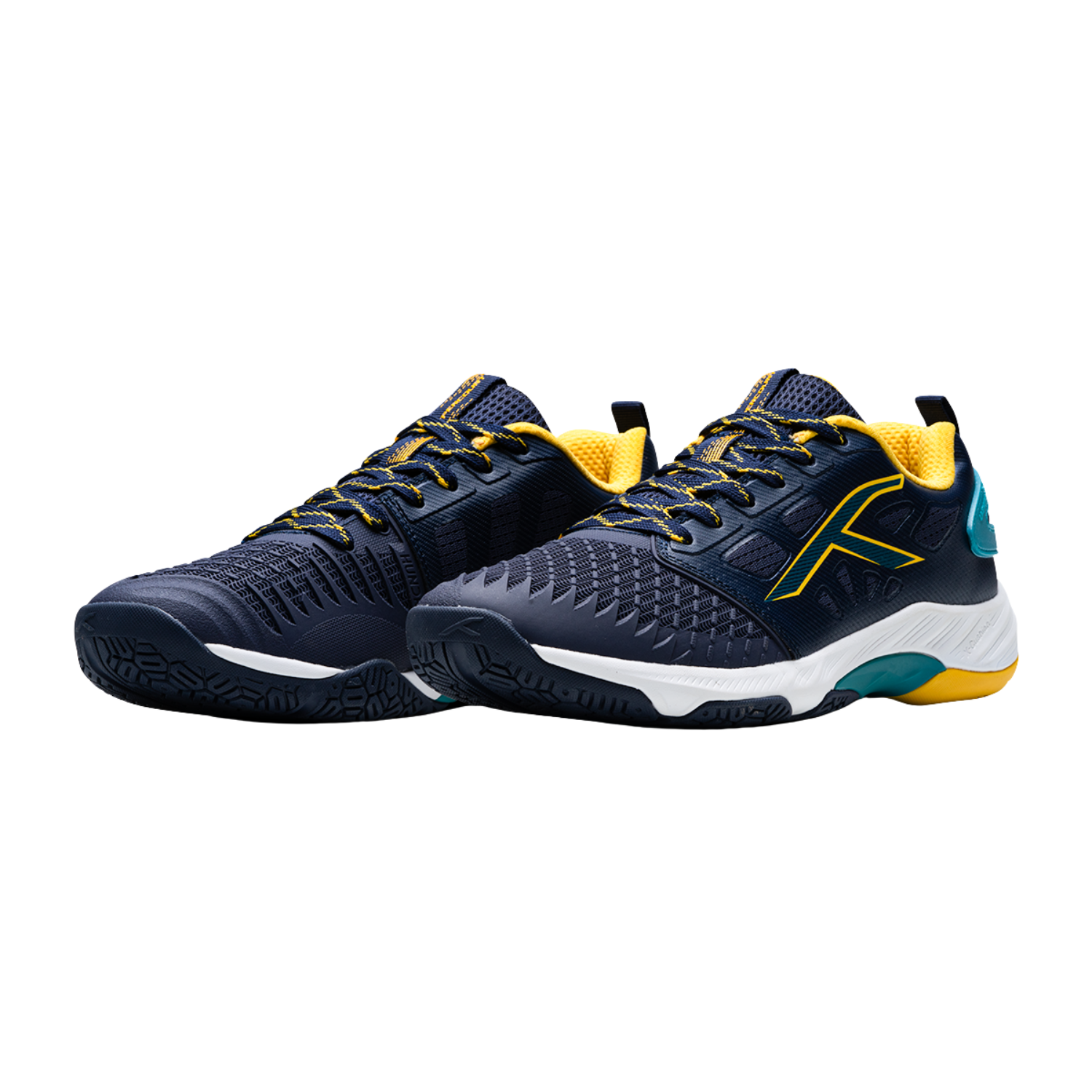 Hundred Hypercourt Badminton Shoes - Blue Badminton Shoes Hundred