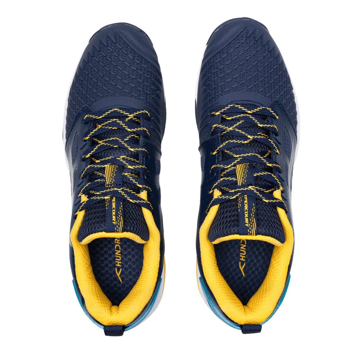 Hundred Hypercourt Badminton Shoe Unisex - Blue Badminton Shoes Hundred