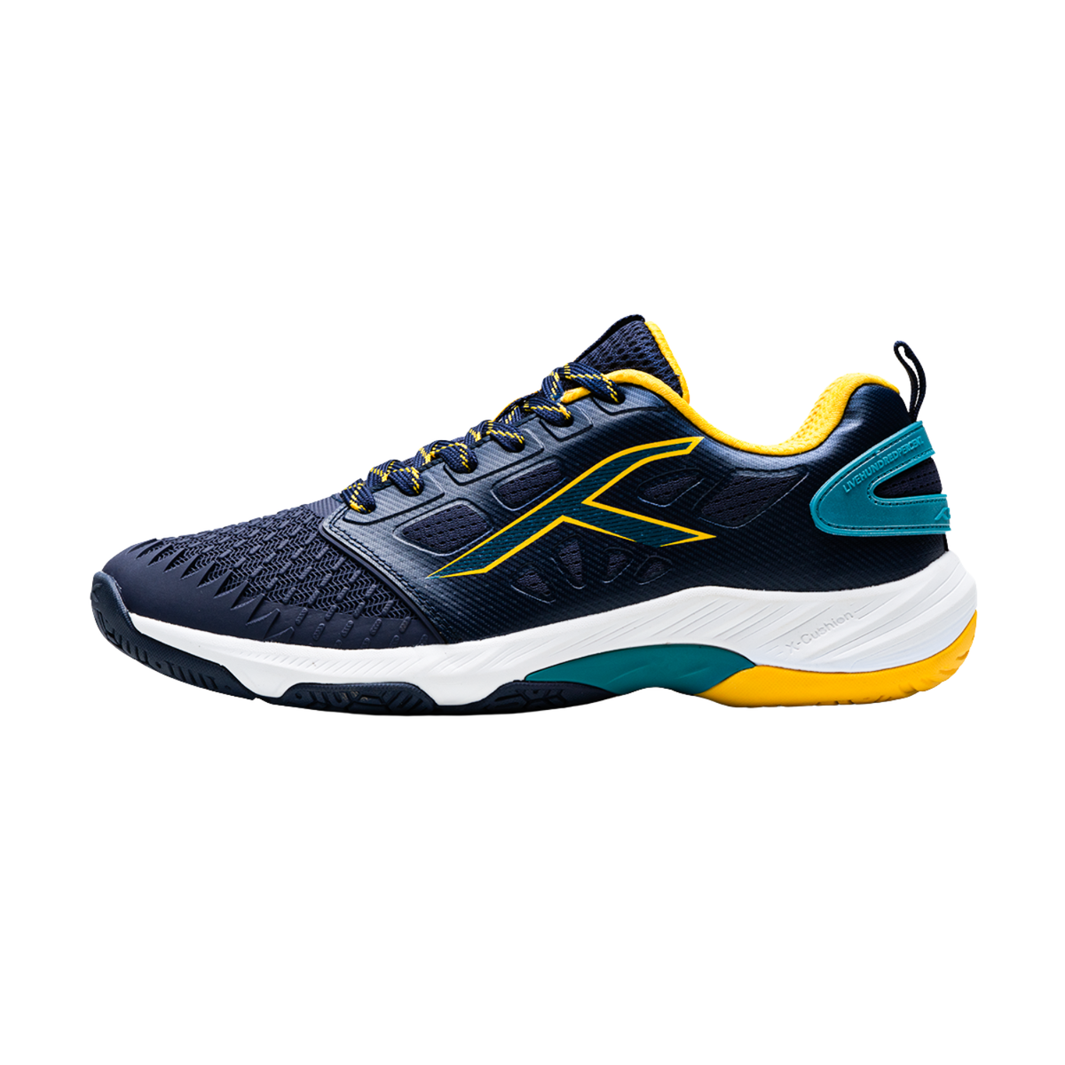Hundred Hypercourt Badminton Shoe Unisex - Blue Badminton Shoes Hundred