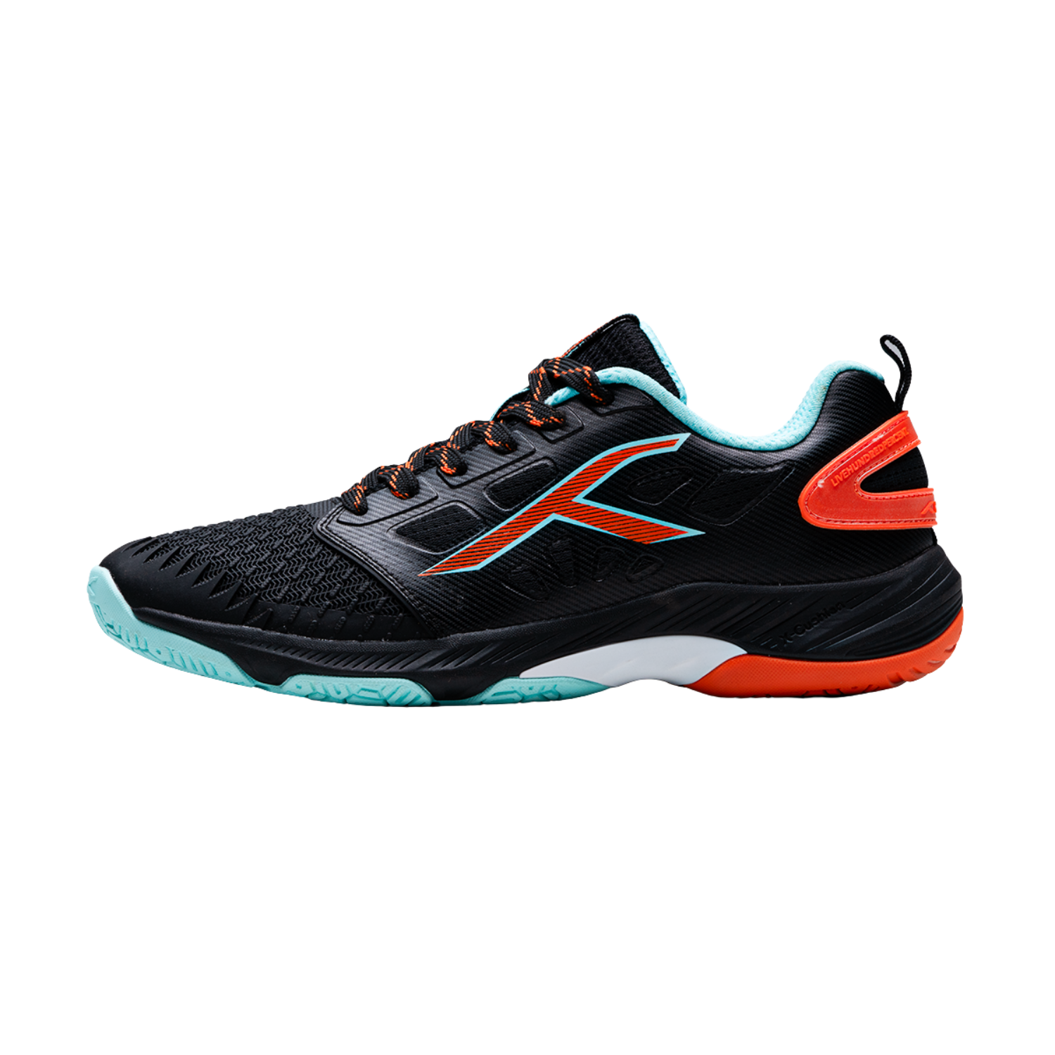 Hundred Hypercourt Badminton Shoes - Black Badminton Shoes Hundred